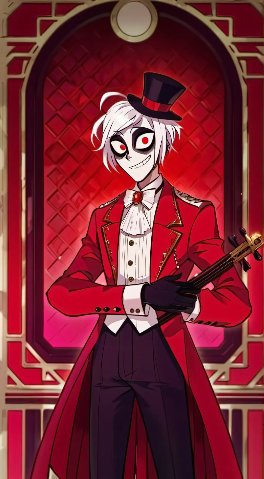 ai character: Alastor (Hazbin) background