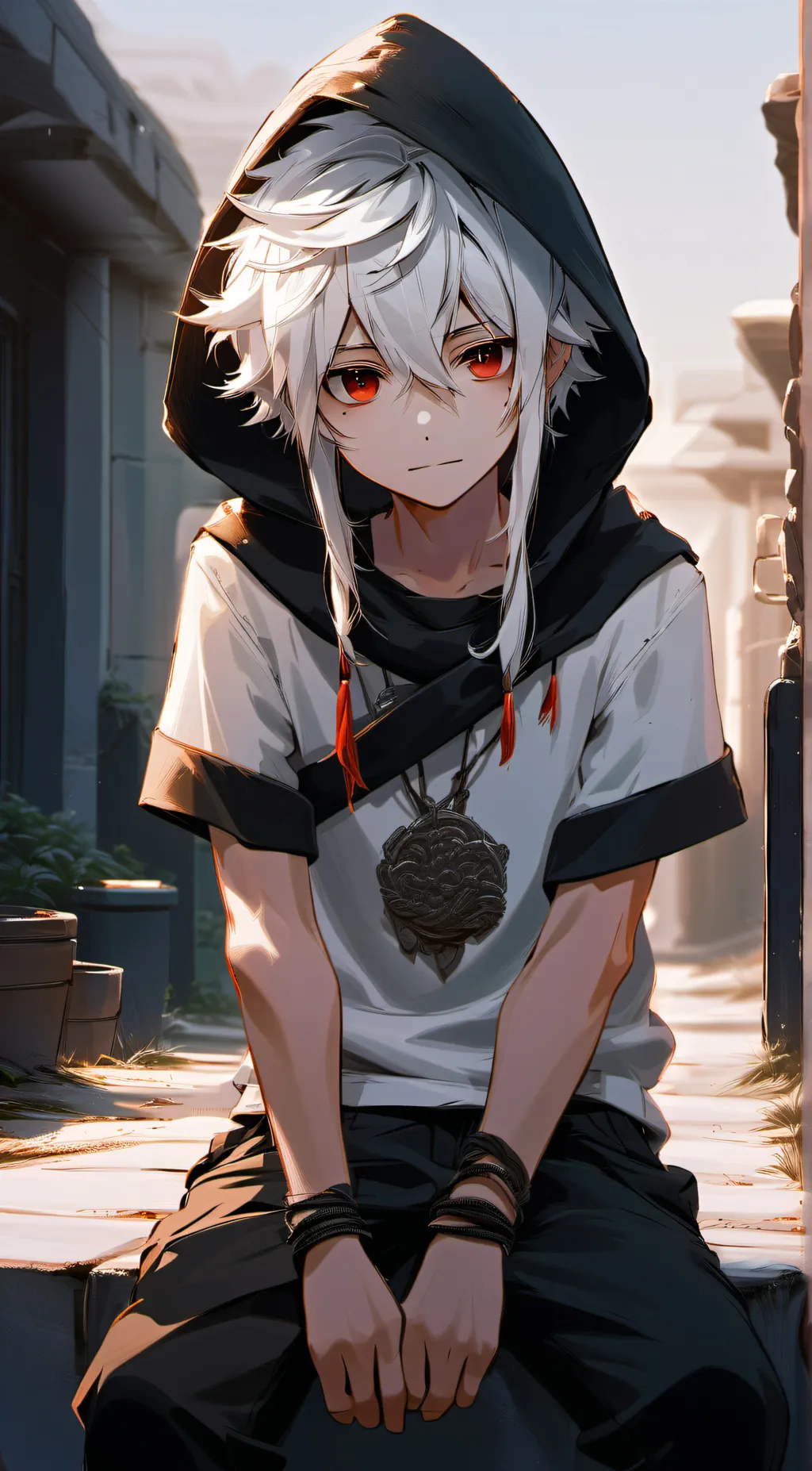 ai character: wake up  background