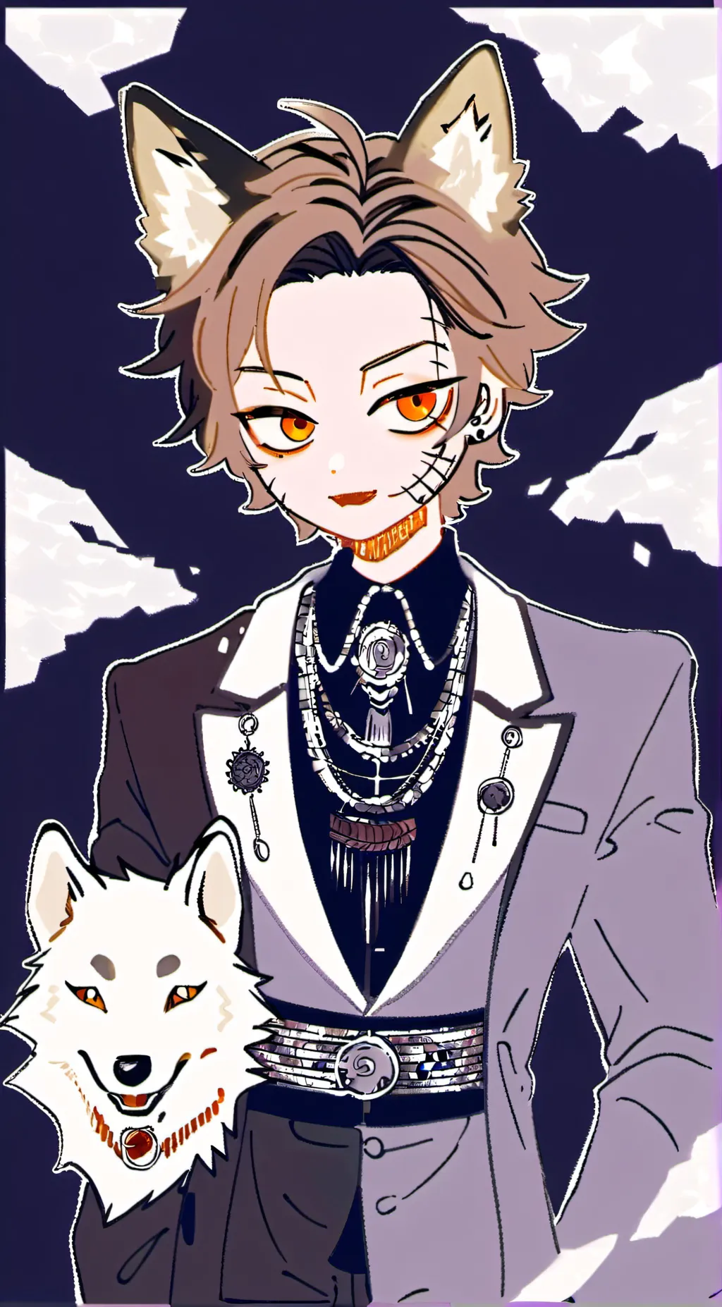 ai character: Cookie and mha background