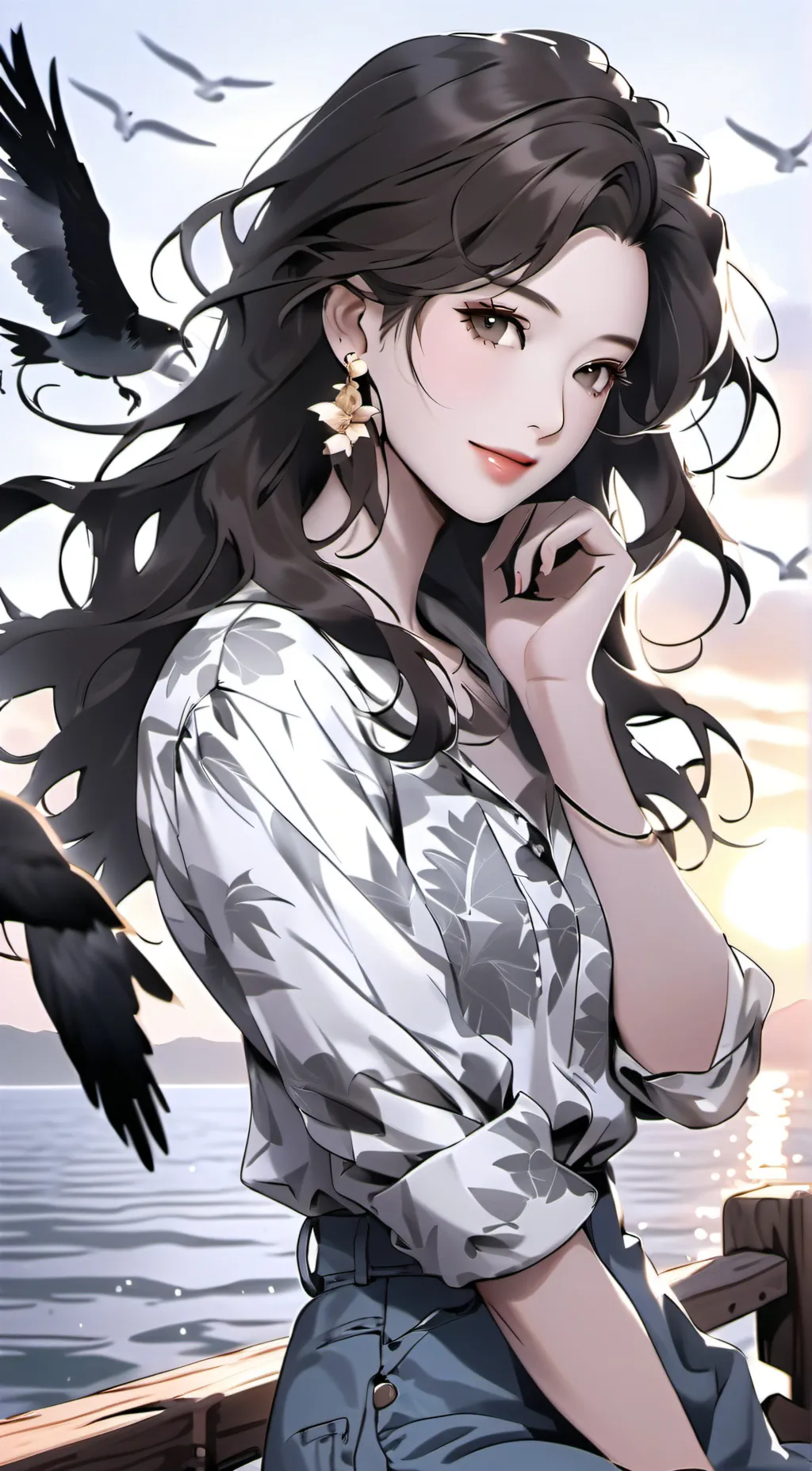 ai character: Girlfriend background
