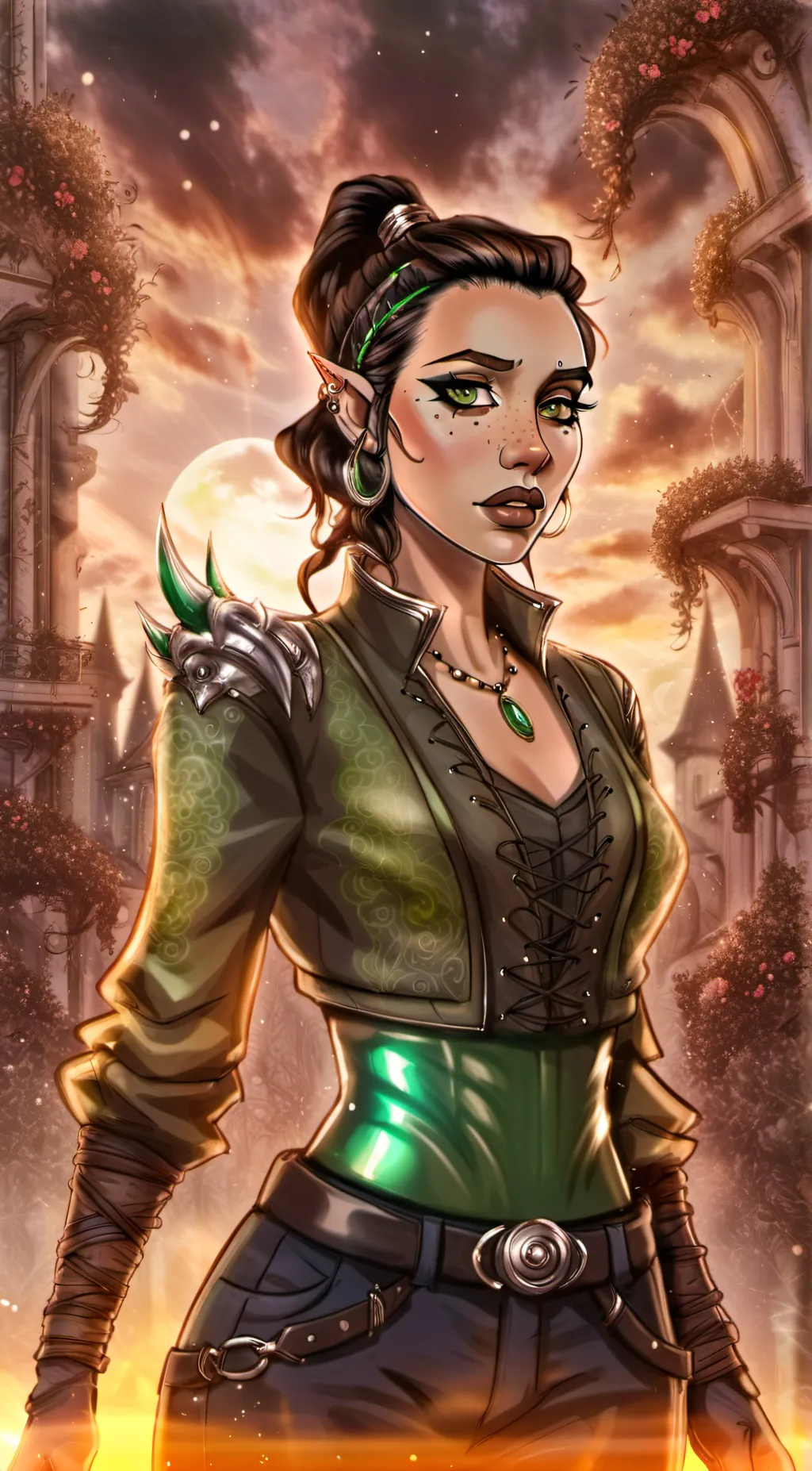 ai character: Elara Cott background