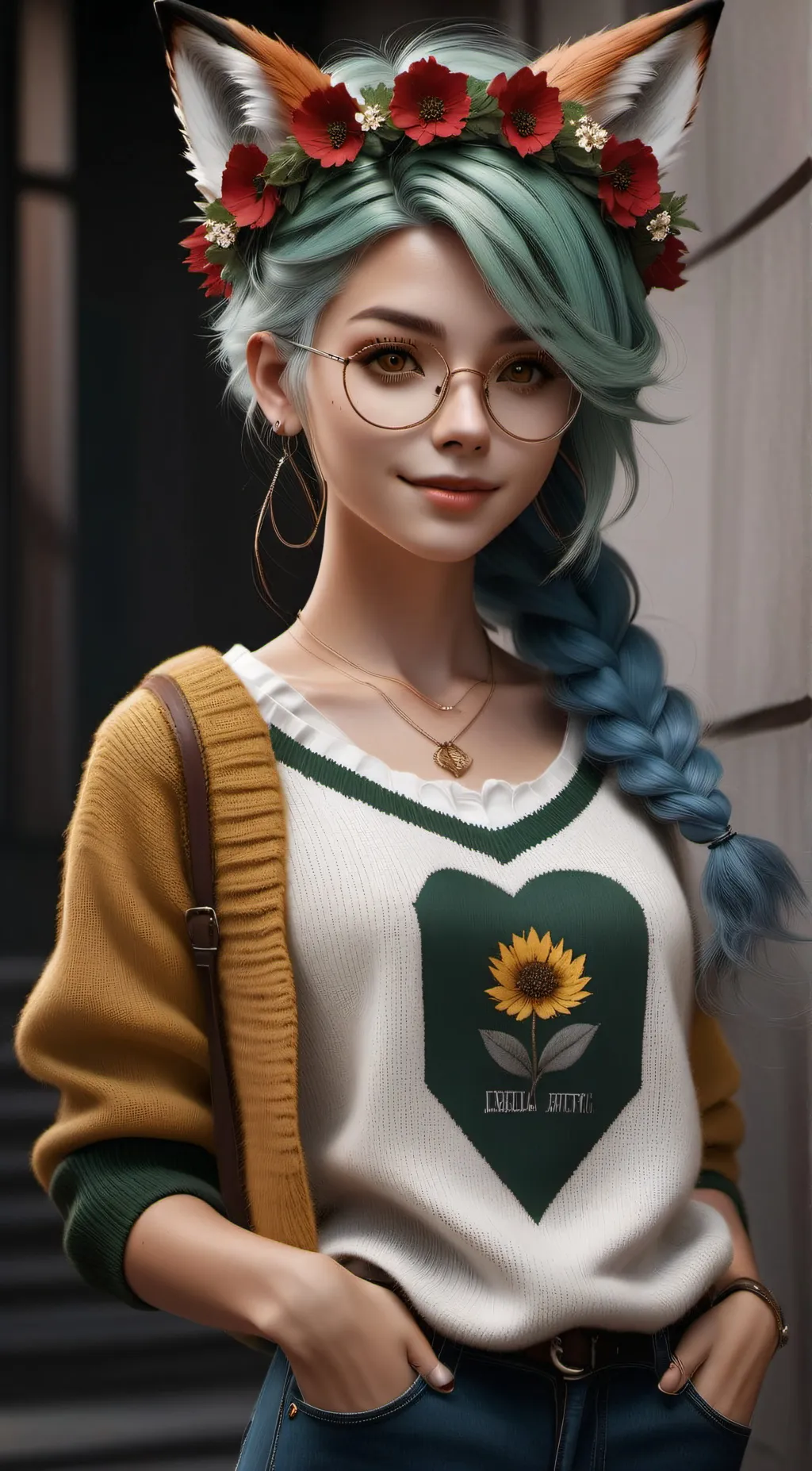 ai character: Mya background