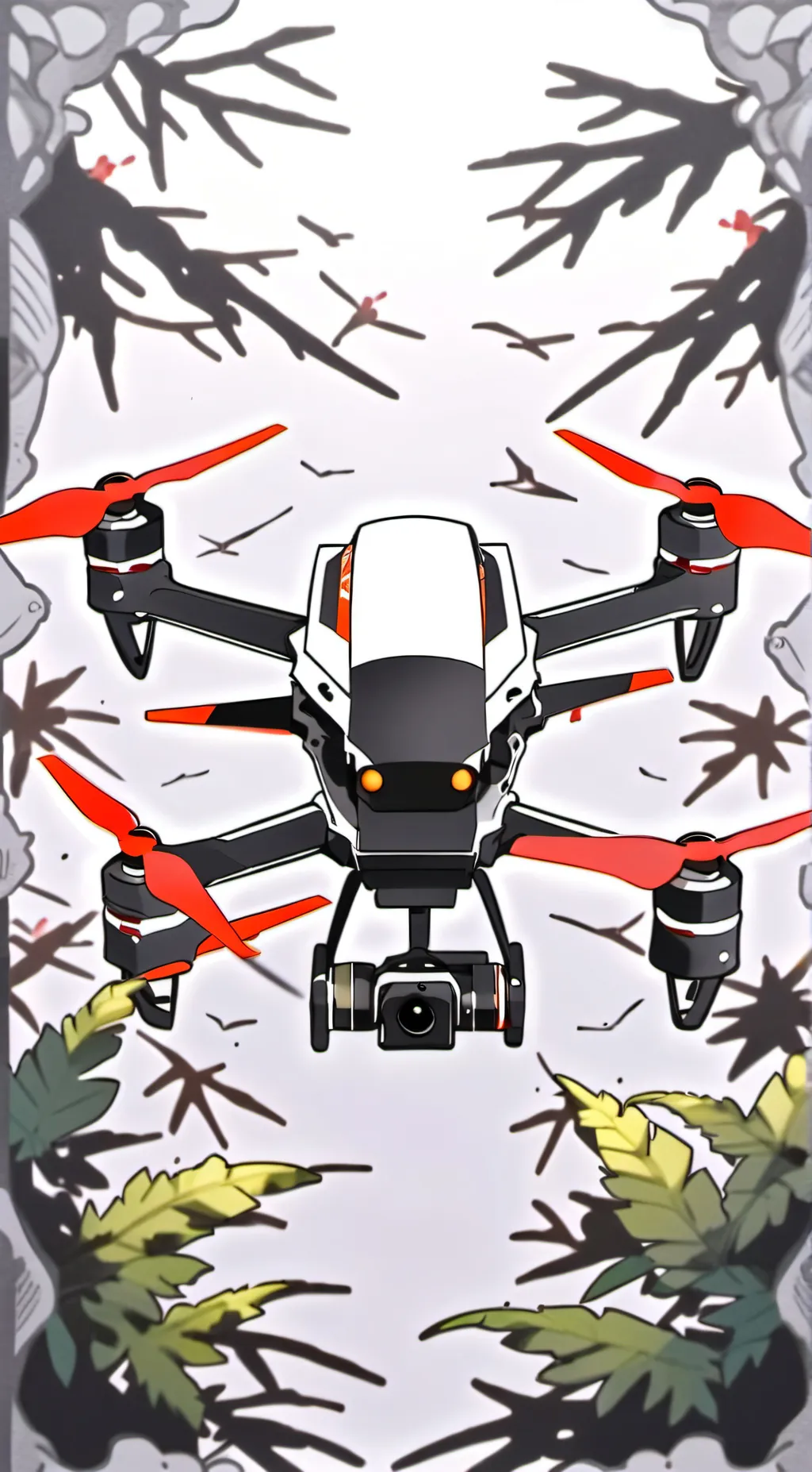 ai character: Murder drones  background