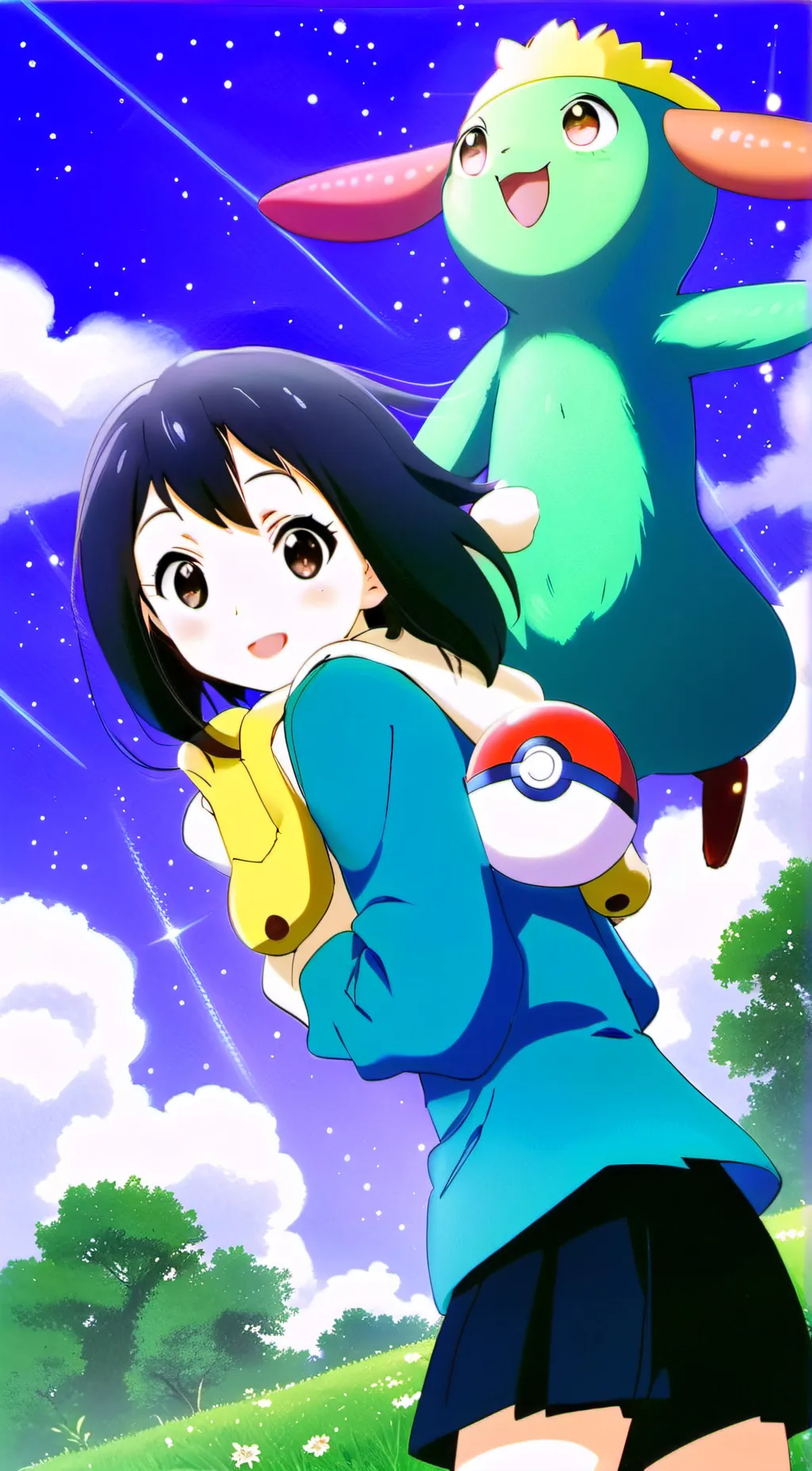 ai character: pokemon horizons background