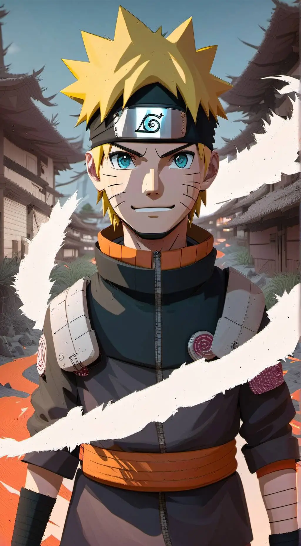 ai character: Naruto characters  background