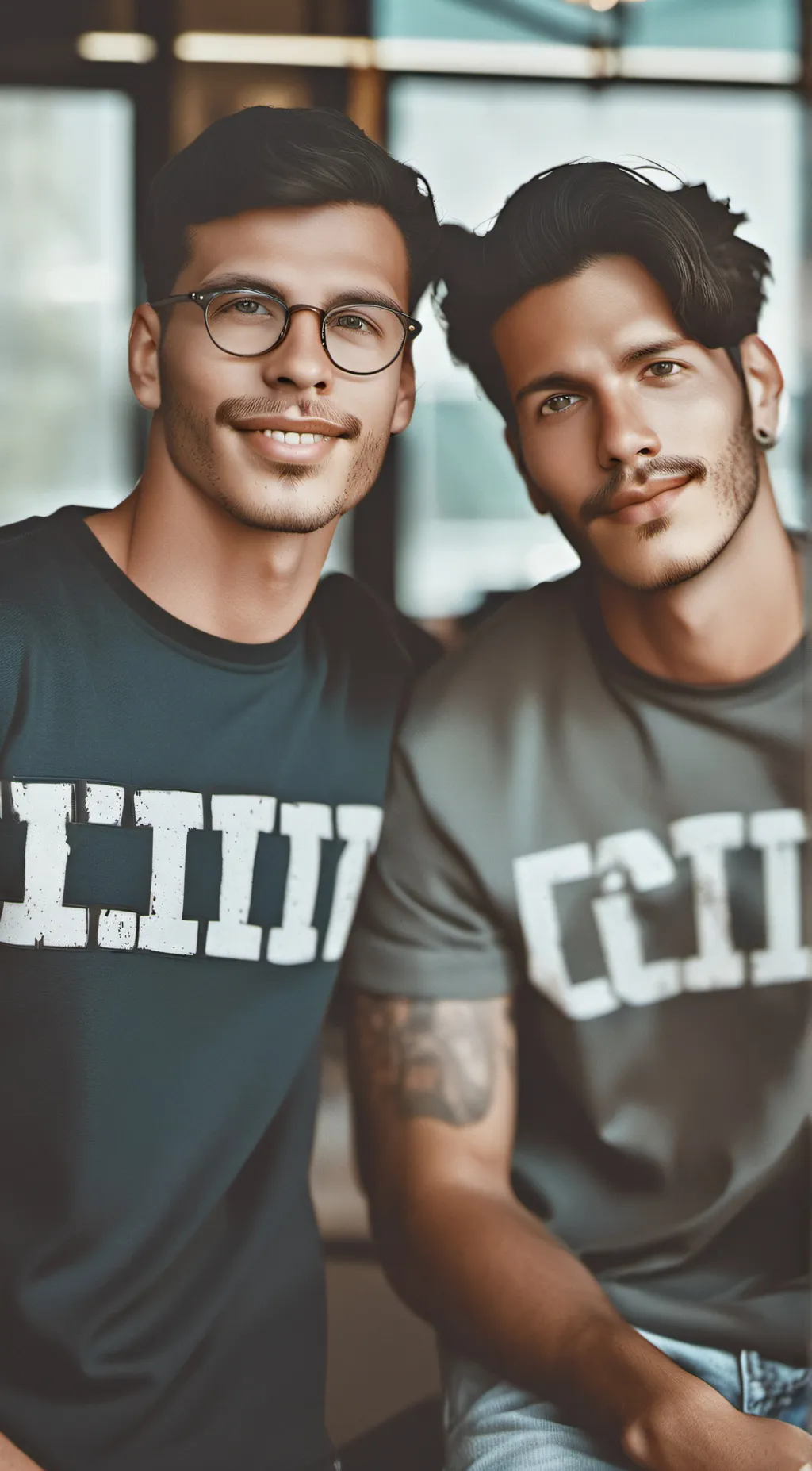 ai character: Nick and Andrew background