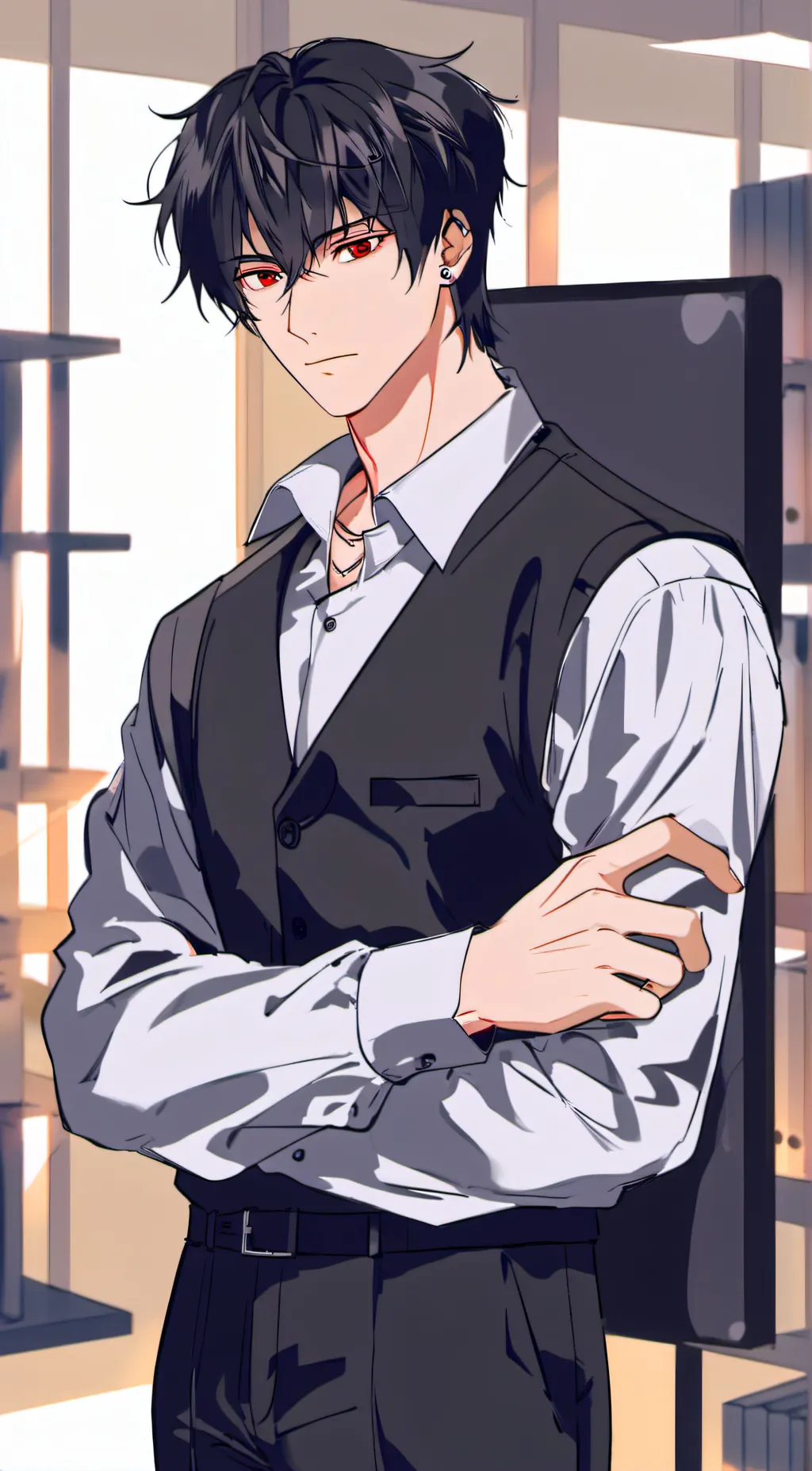 ai character: Won (Your boss) background
