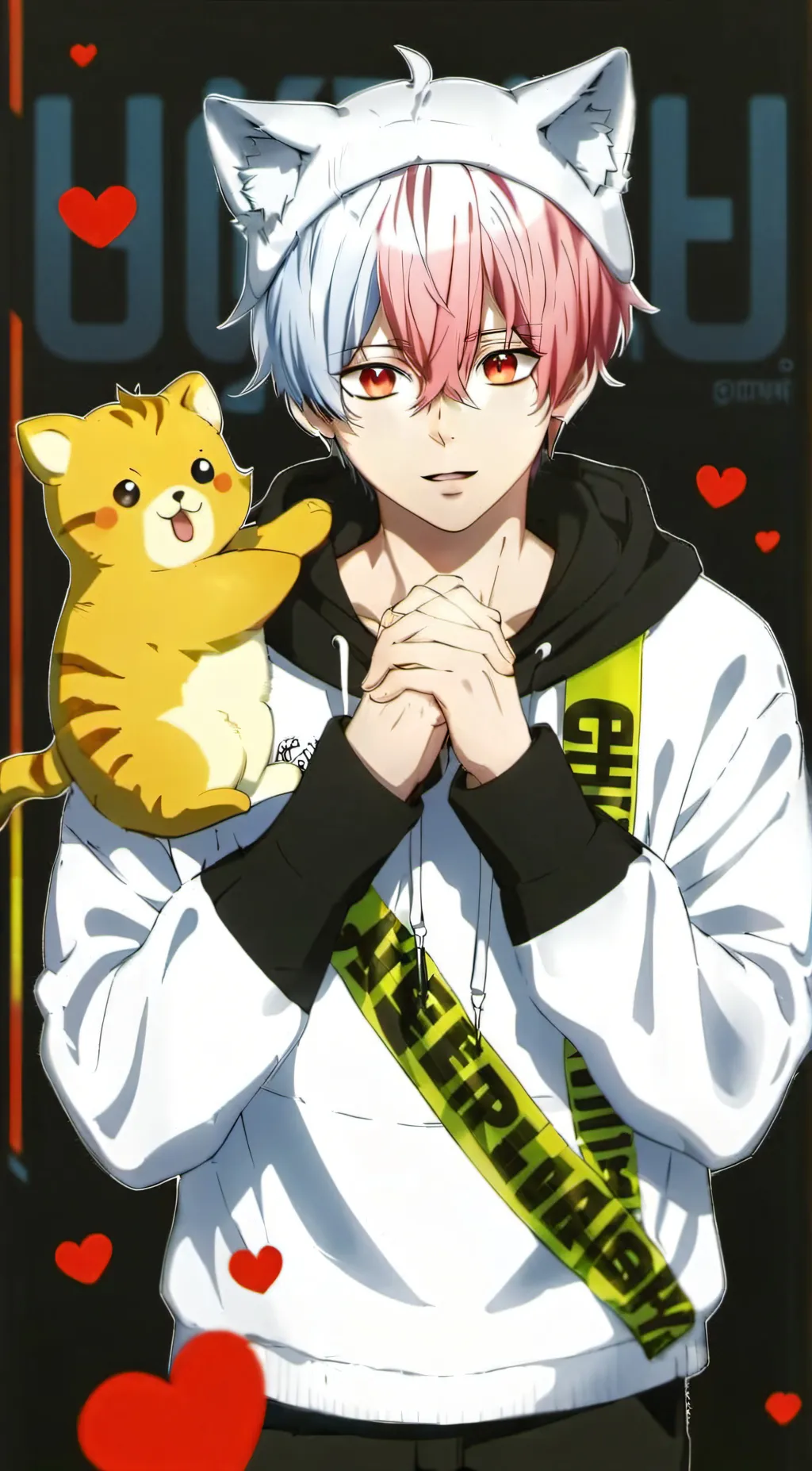 ai character: Agere Todoroki  background