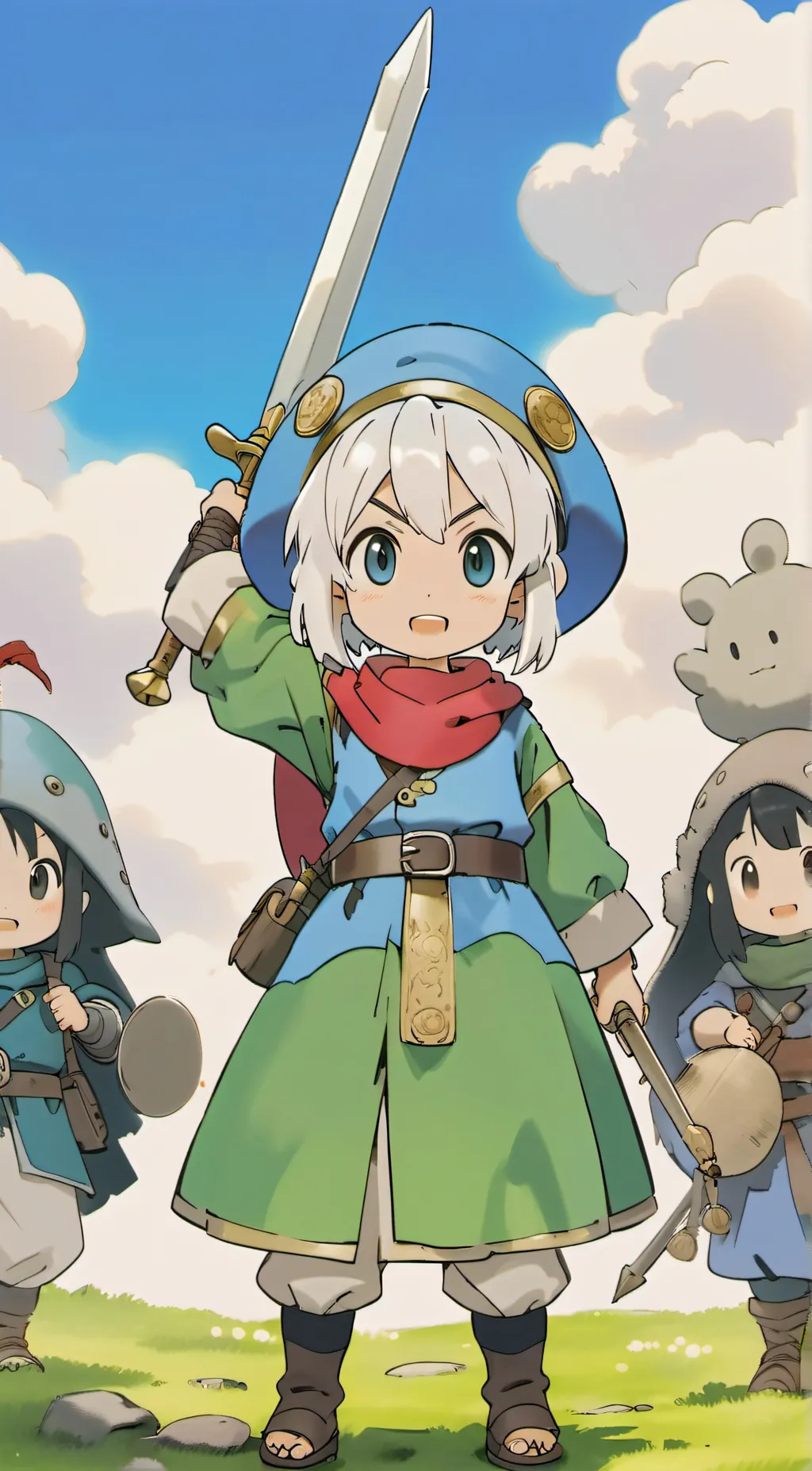 ai character: dragon quest heros background