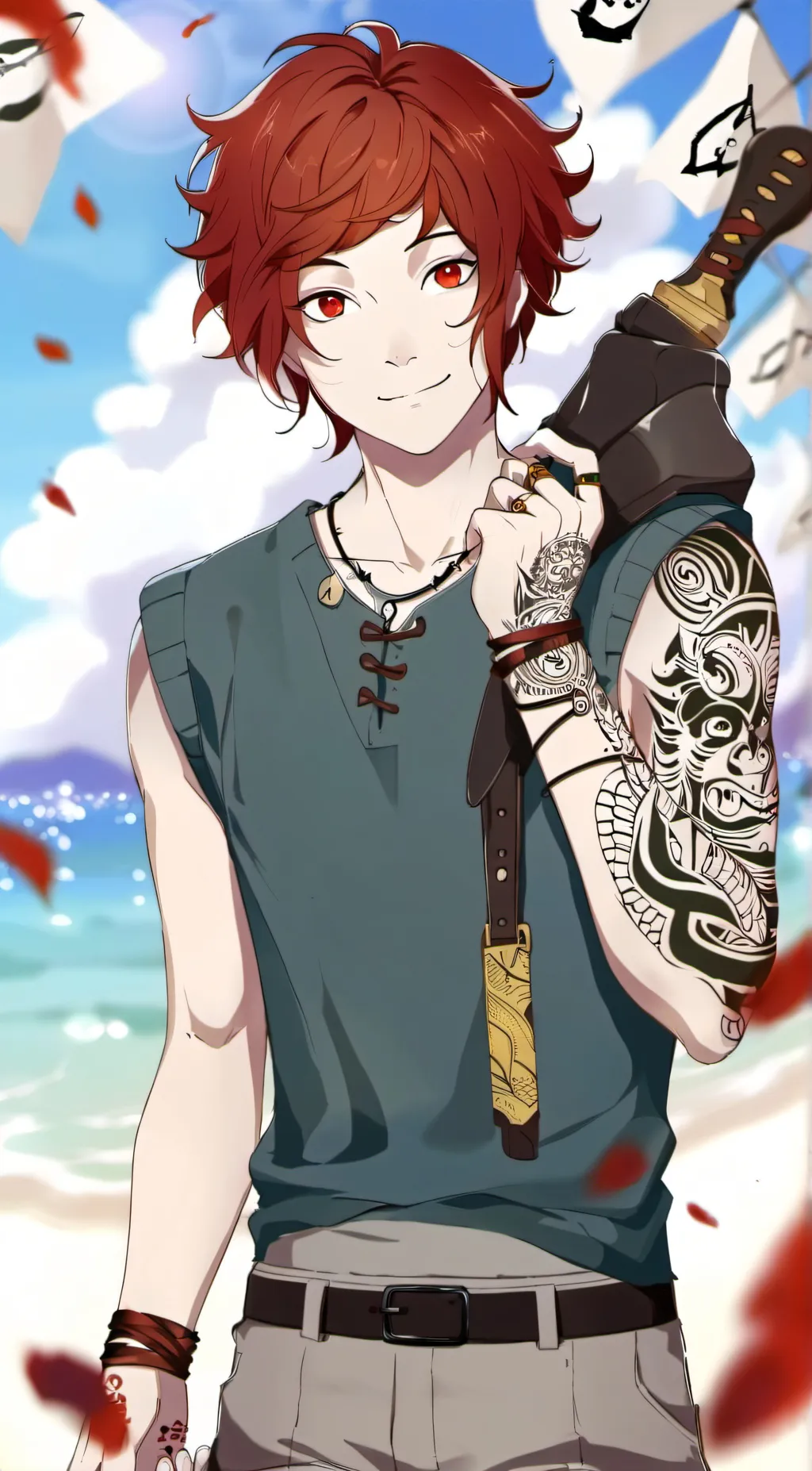 ai character: Hephaestus background