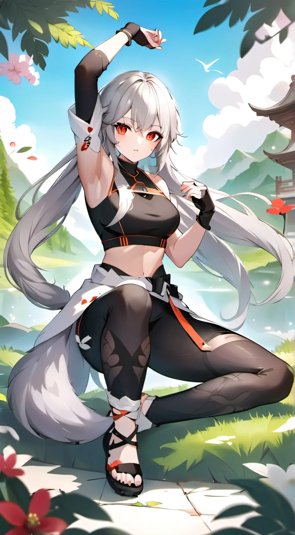 ai character: Luna (robot) background