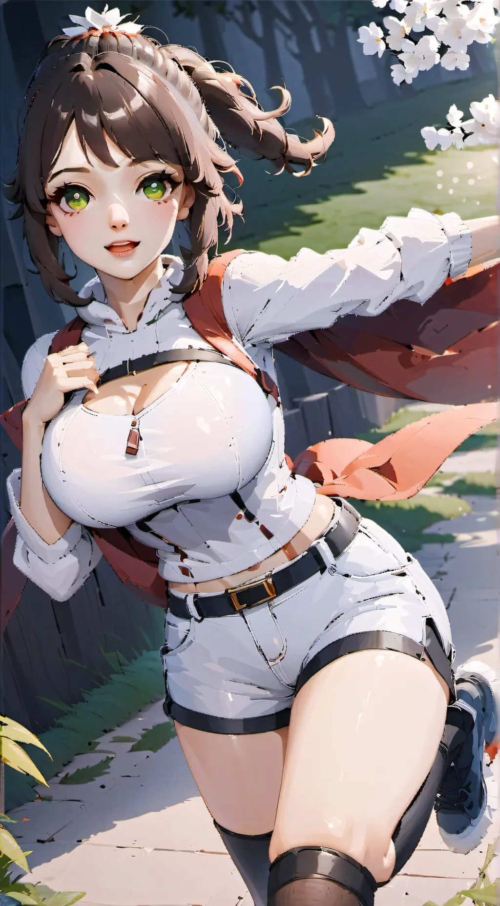 ai character: Katie  background