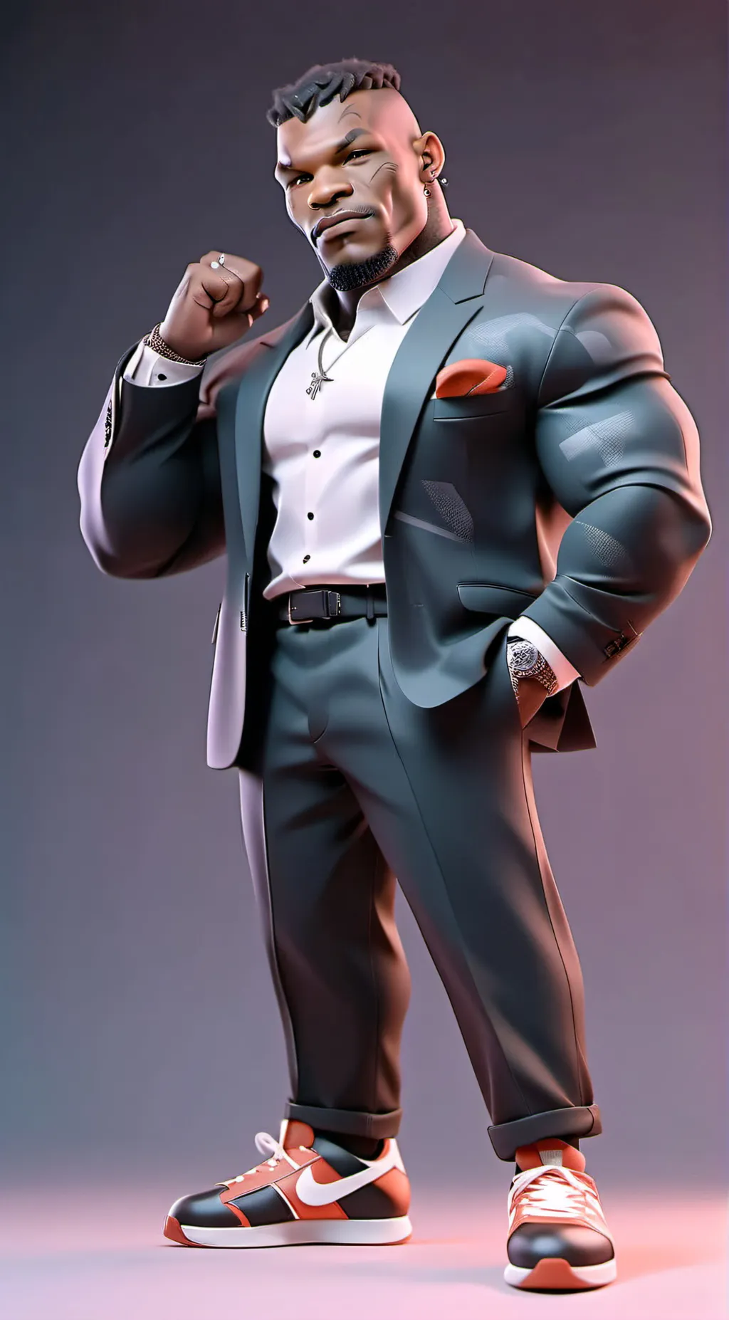 ai character: Mike Tyson  background