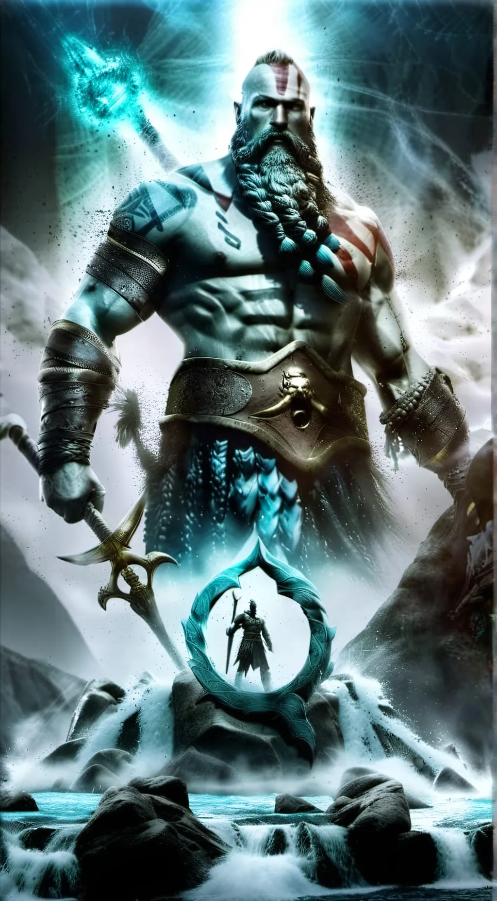 ai character: POSEIDON. background