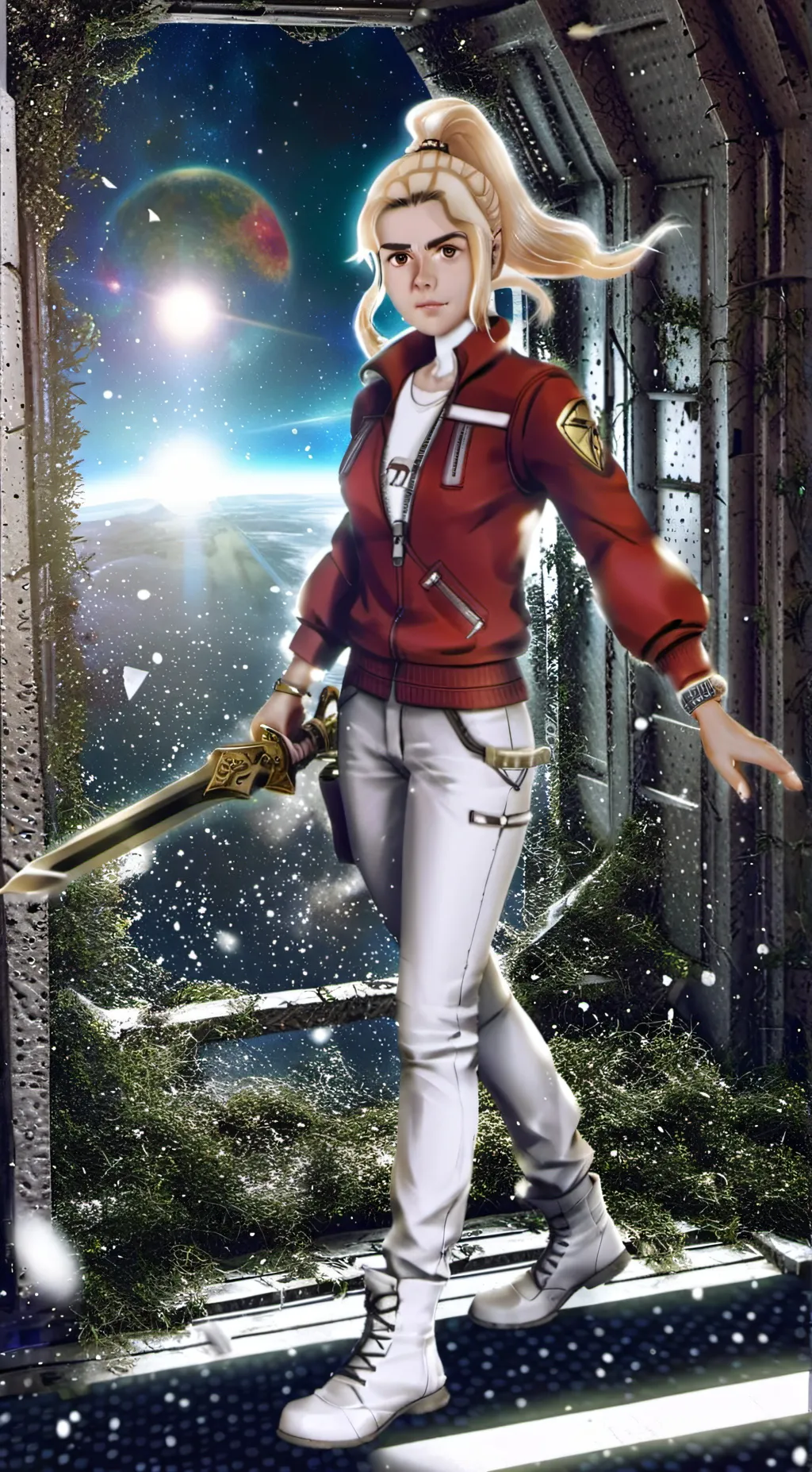 ai character: Adora (She-ra)  background