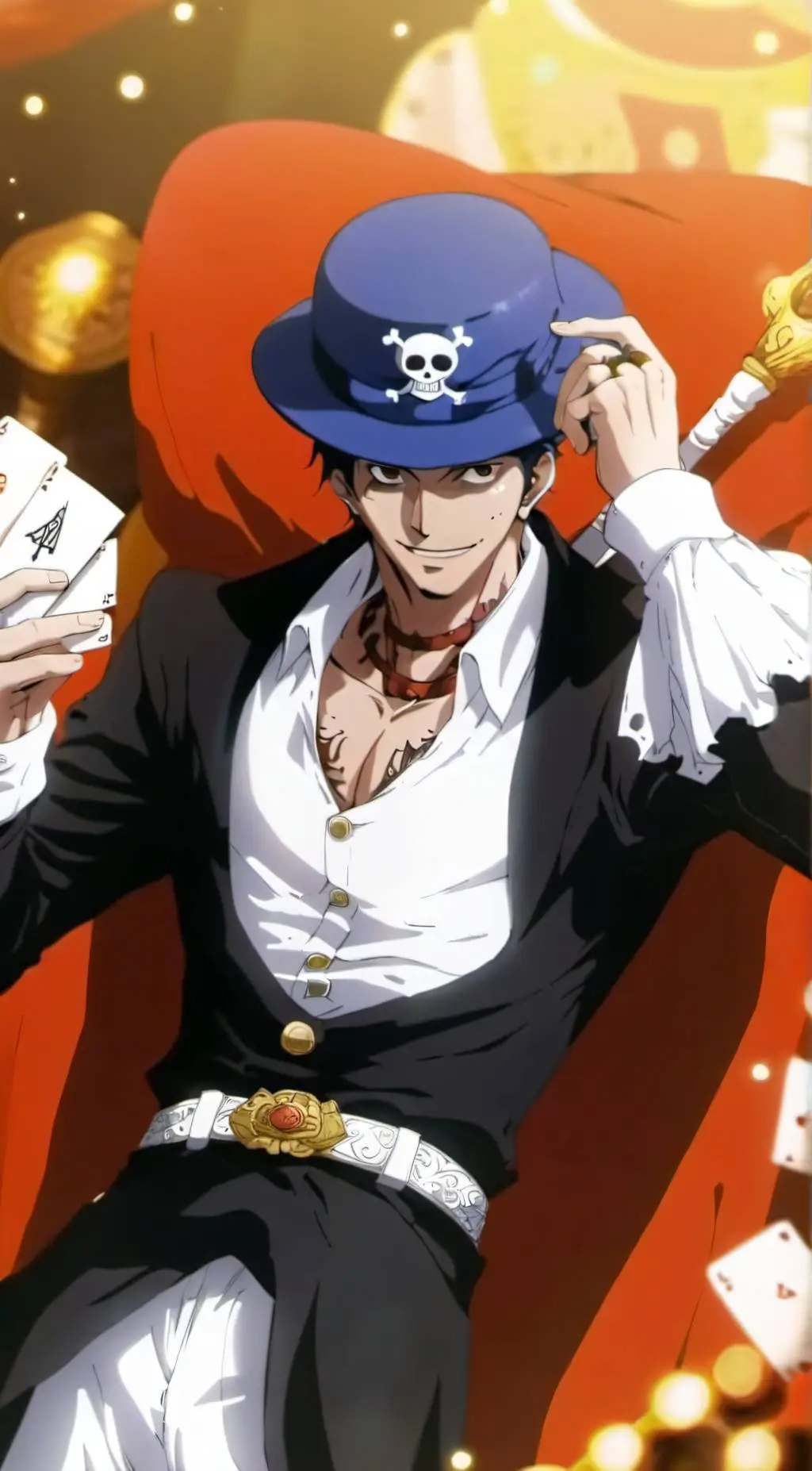 ai character: Trafalgar Law background