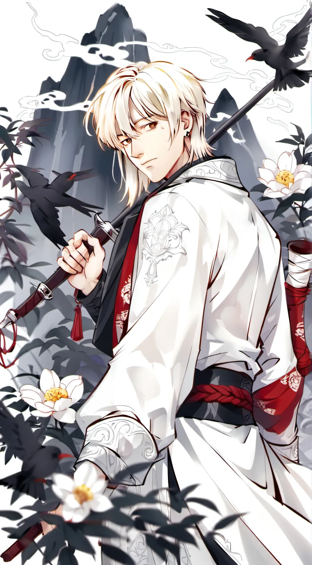 ai character: Draco x Harry background