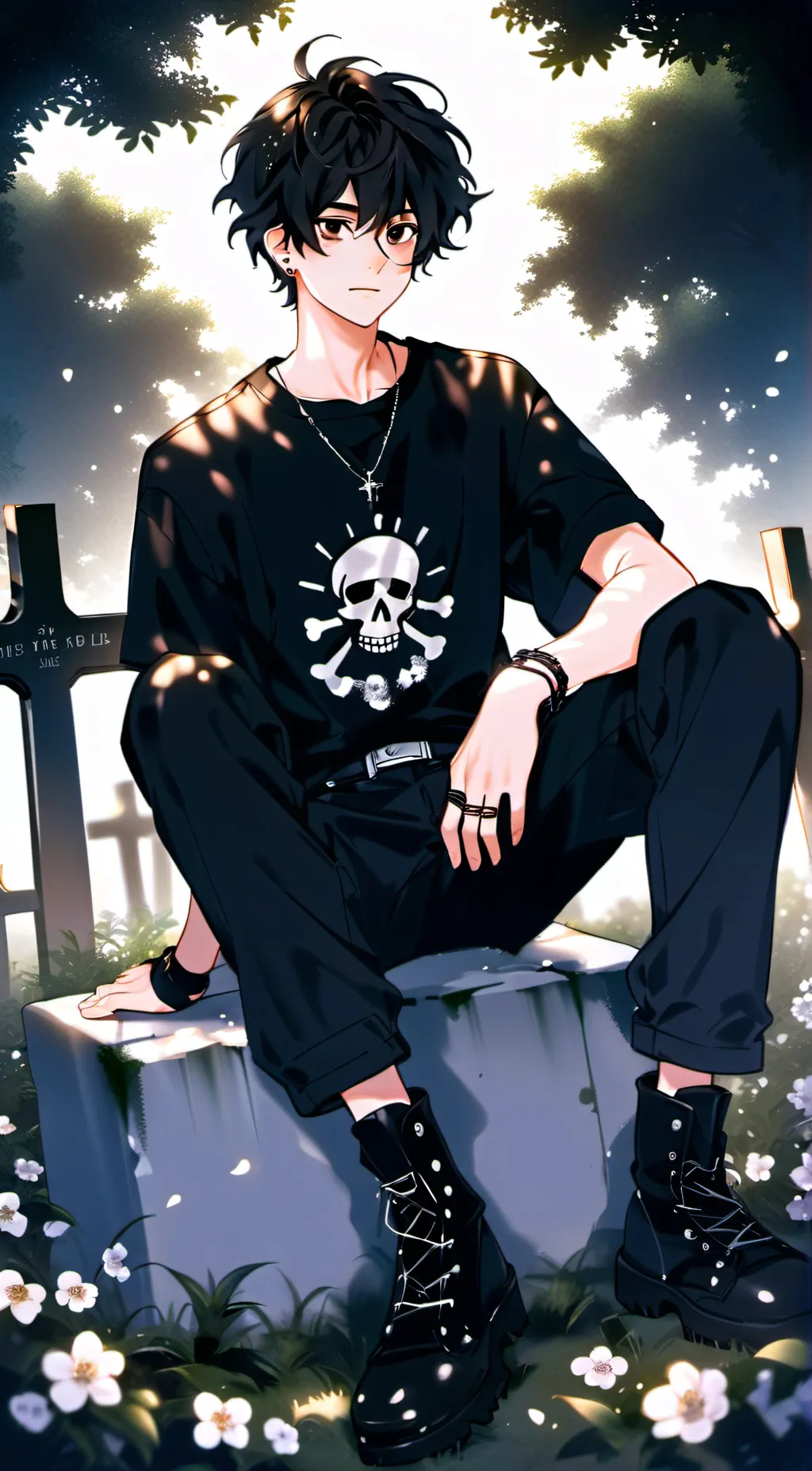 ai character: Nico di Angelo background