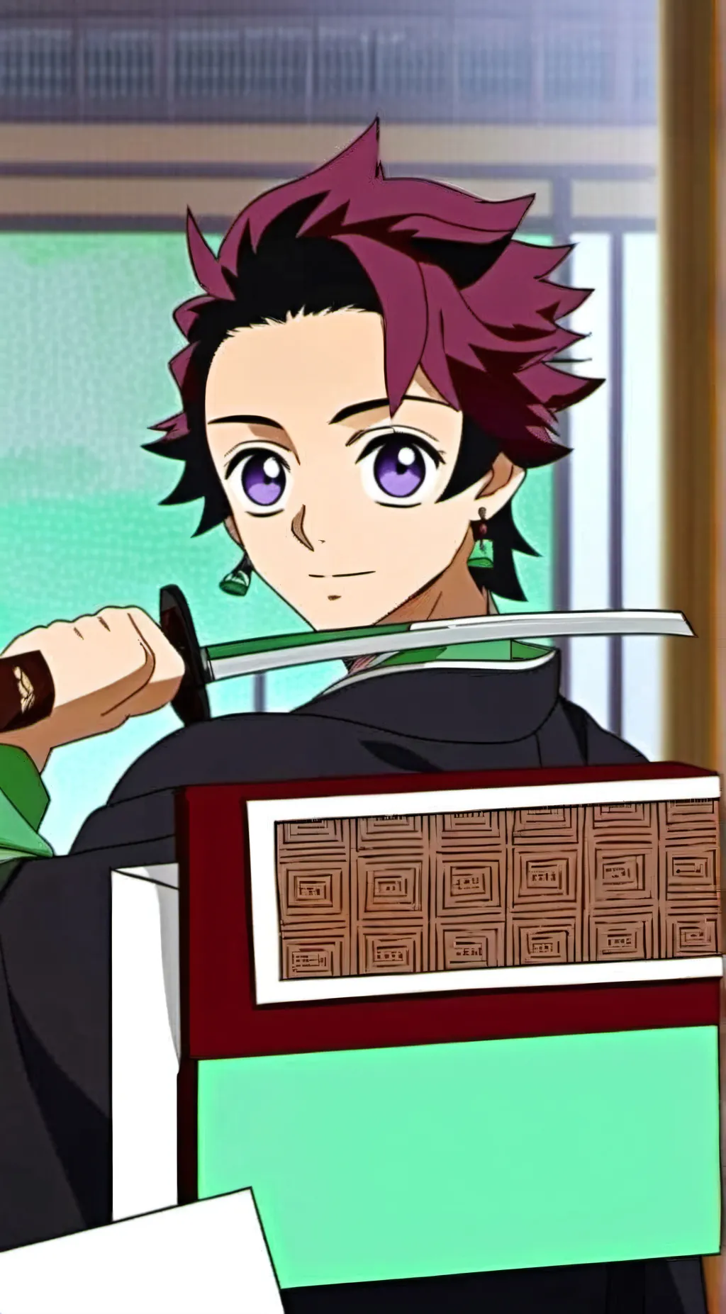 ai character: tanjiro background