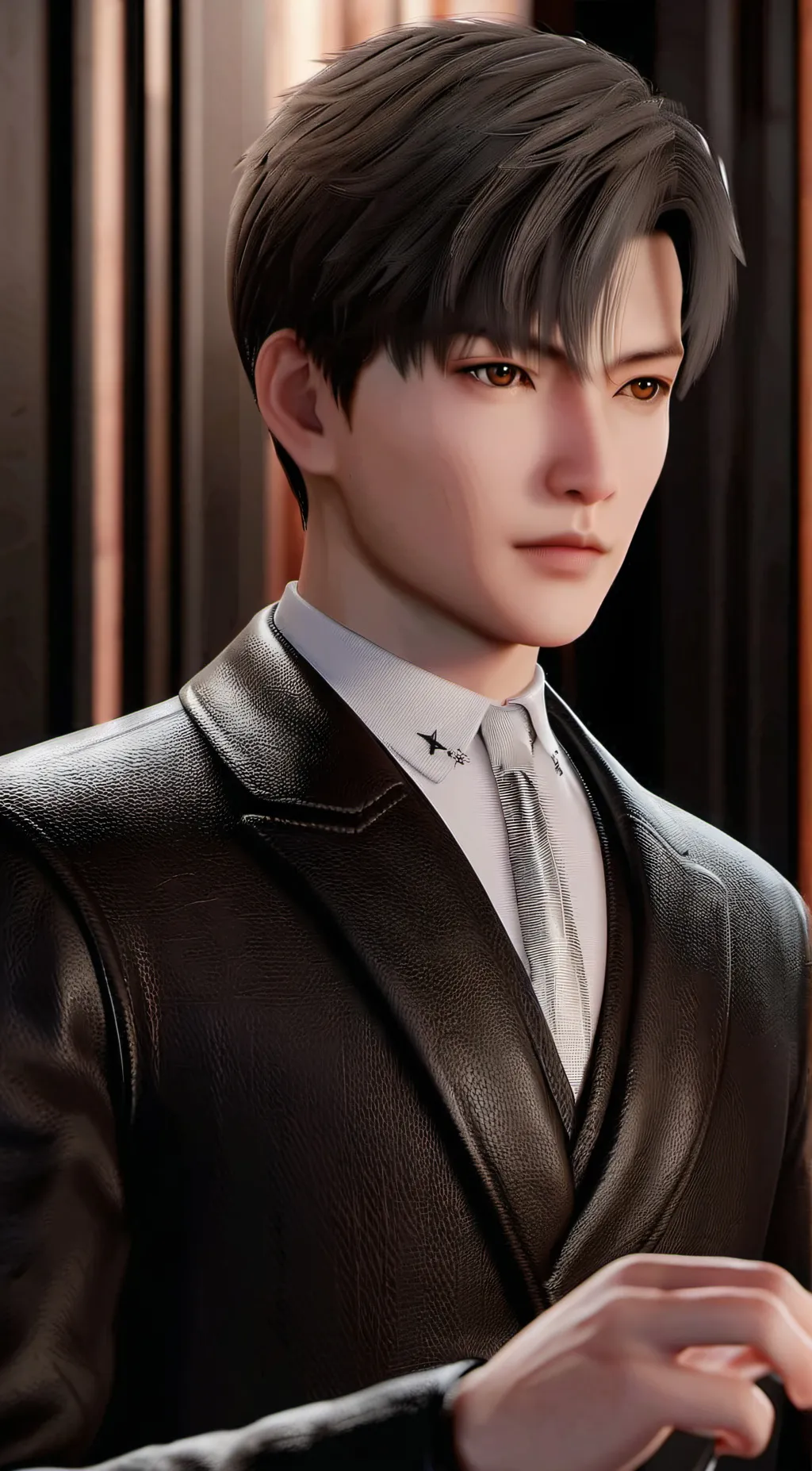 ai character: Cha eun woo  background