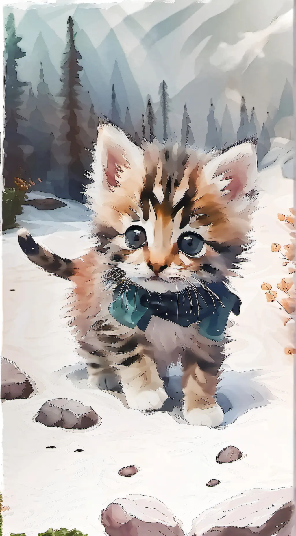 ai character: ~a lost kitty~ background
