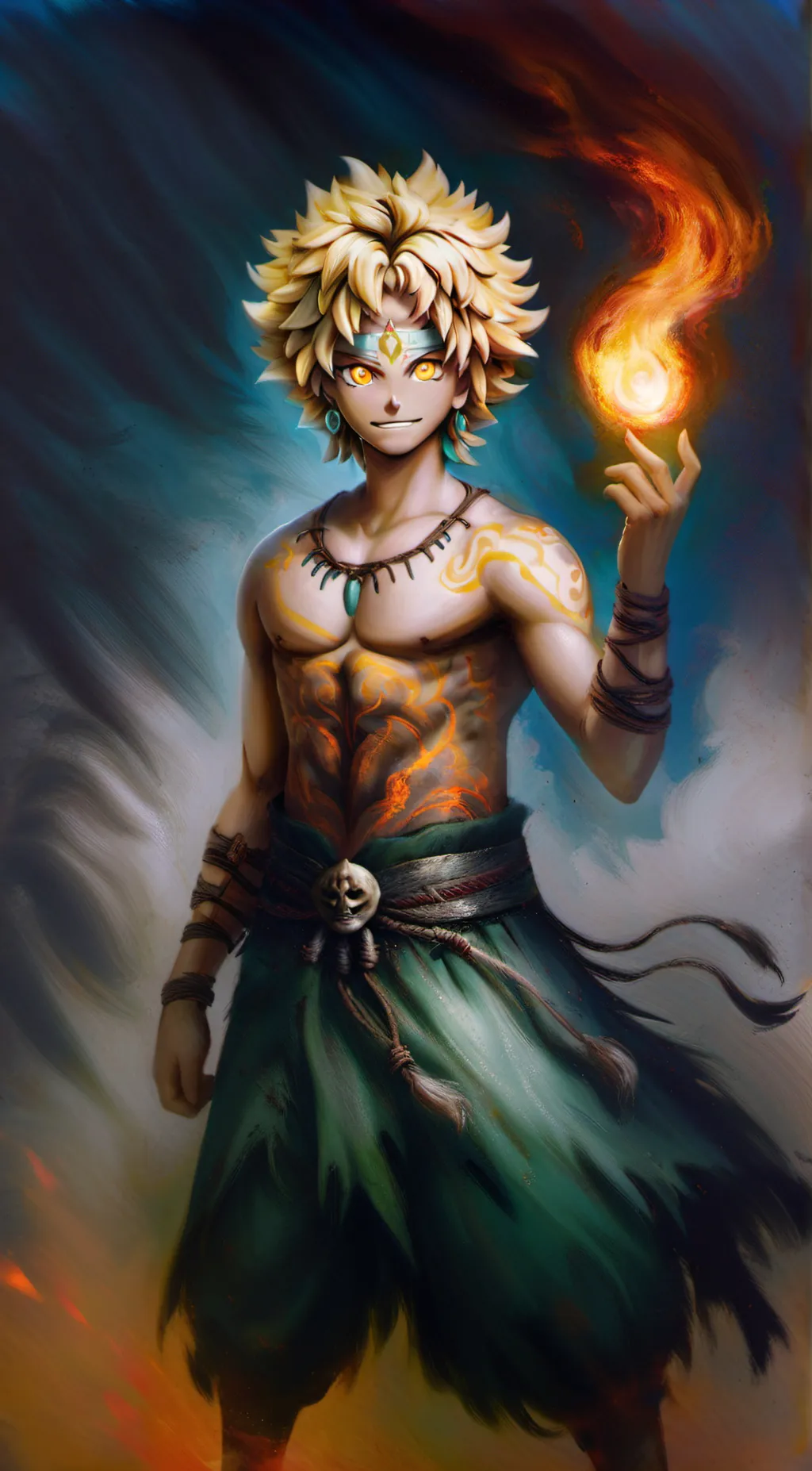 ai character: Shinra background