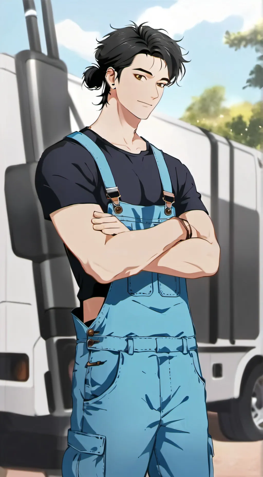ai character: P' payu..  background