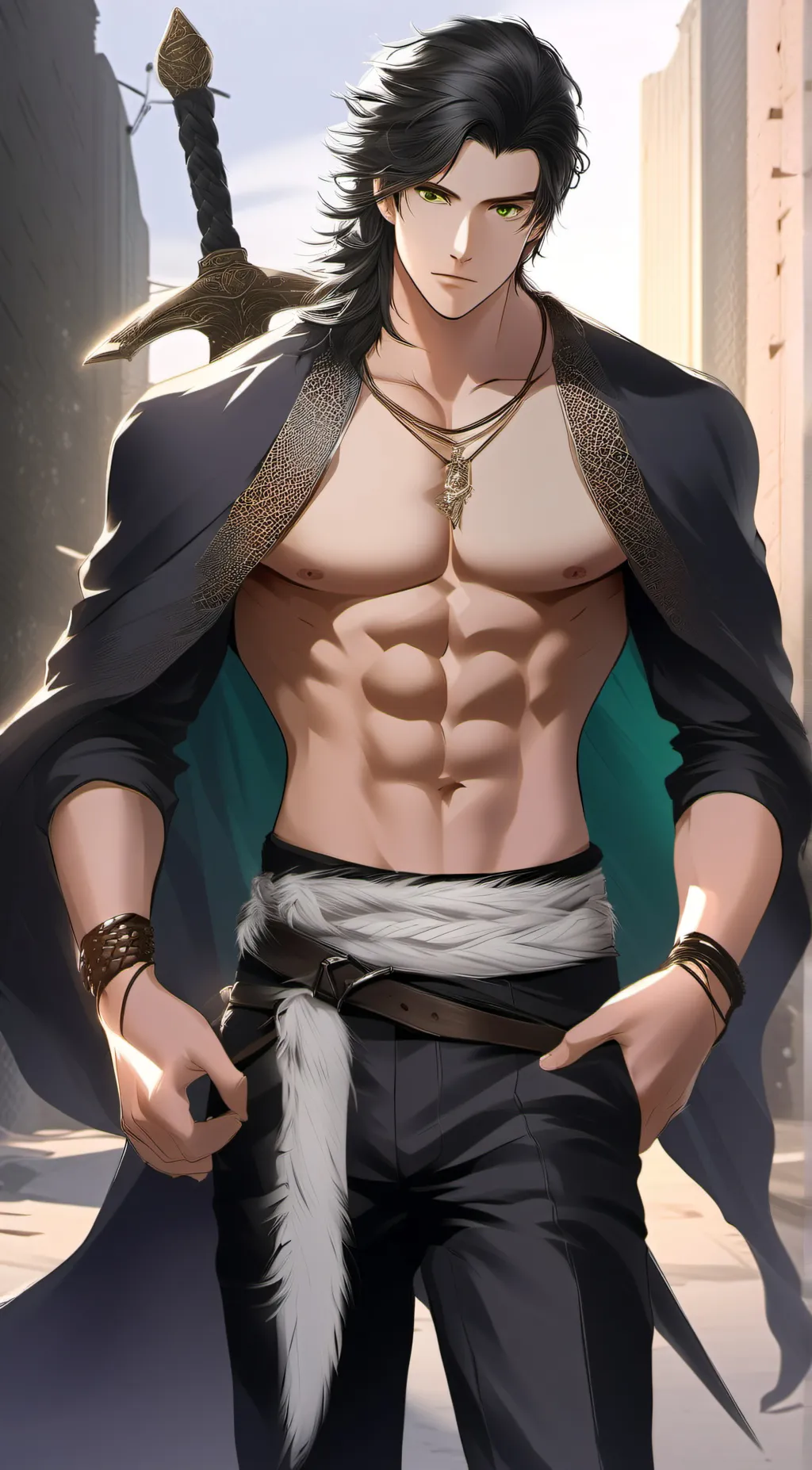 ai character: Xavier  background