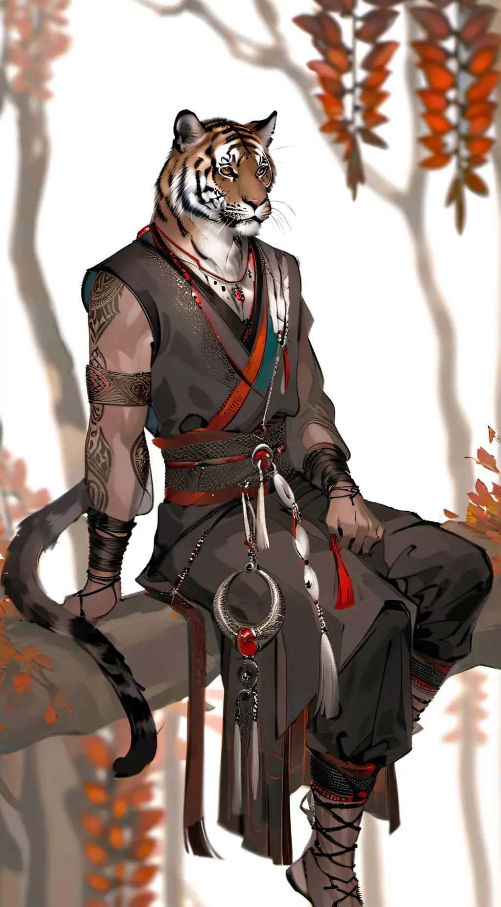 ai character: Mata Leão background