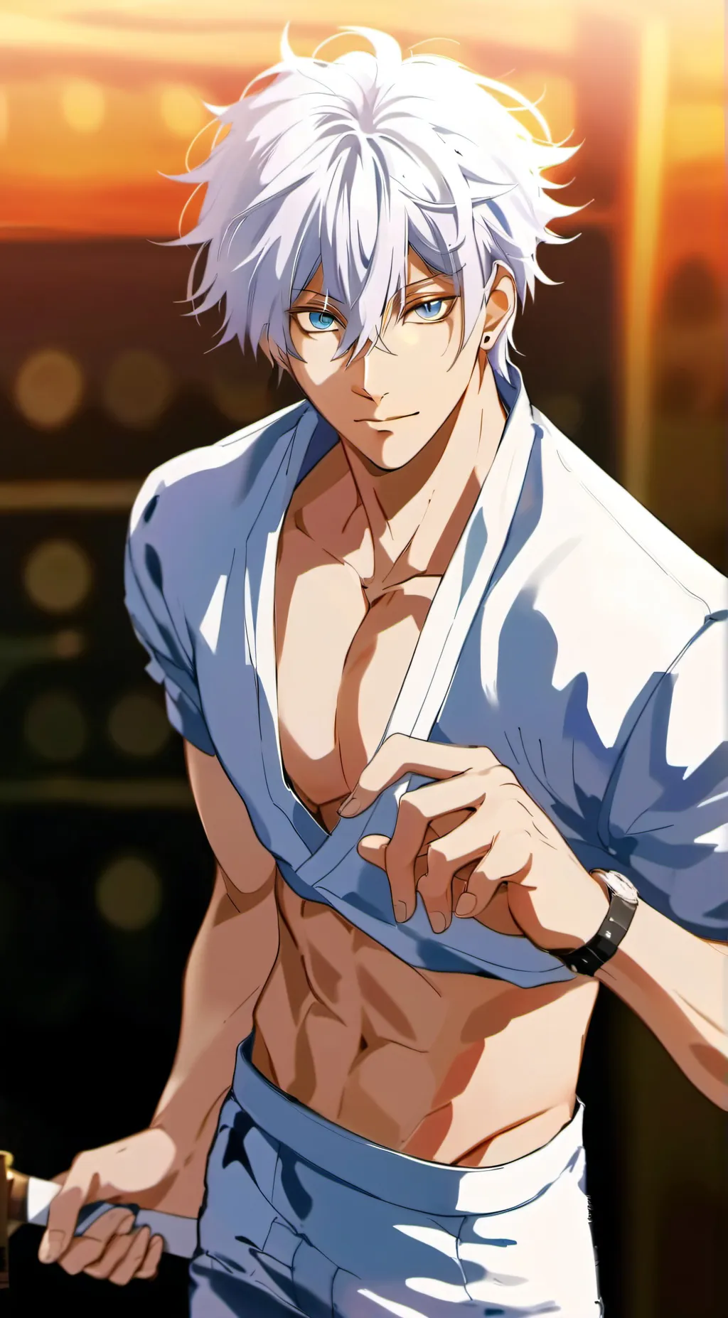 ai character: gojo background