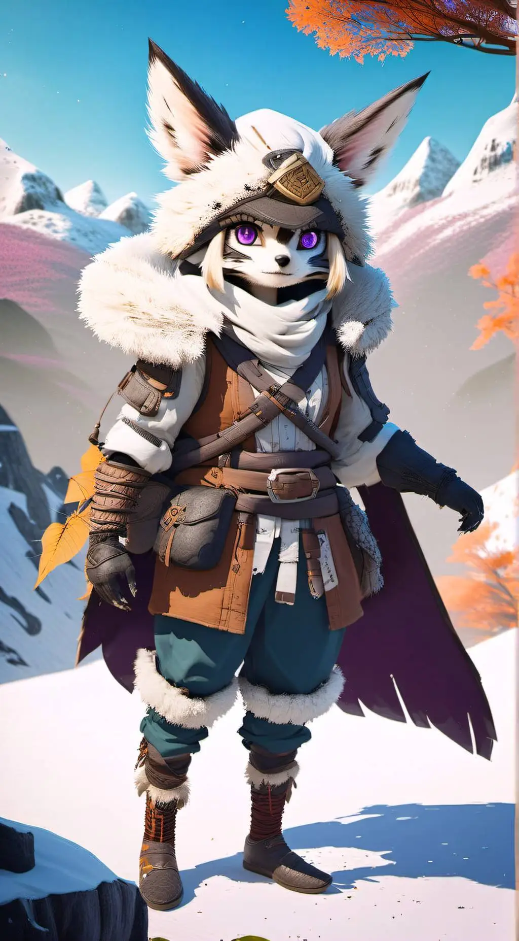 ai character: Luna background