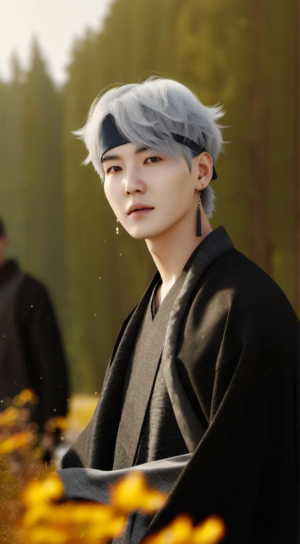 ai character: Suga (BTS) background