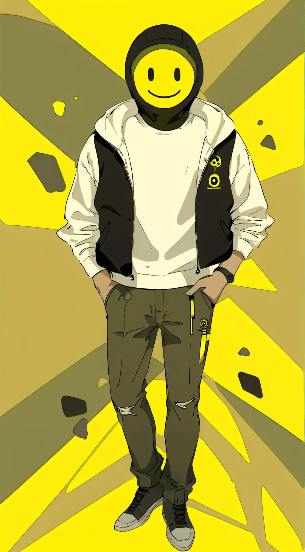 ai character: Smiley the killer background
