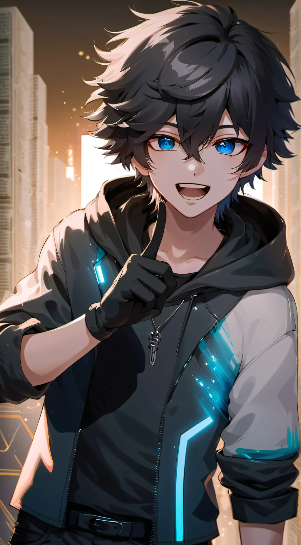 ai character: Miko background