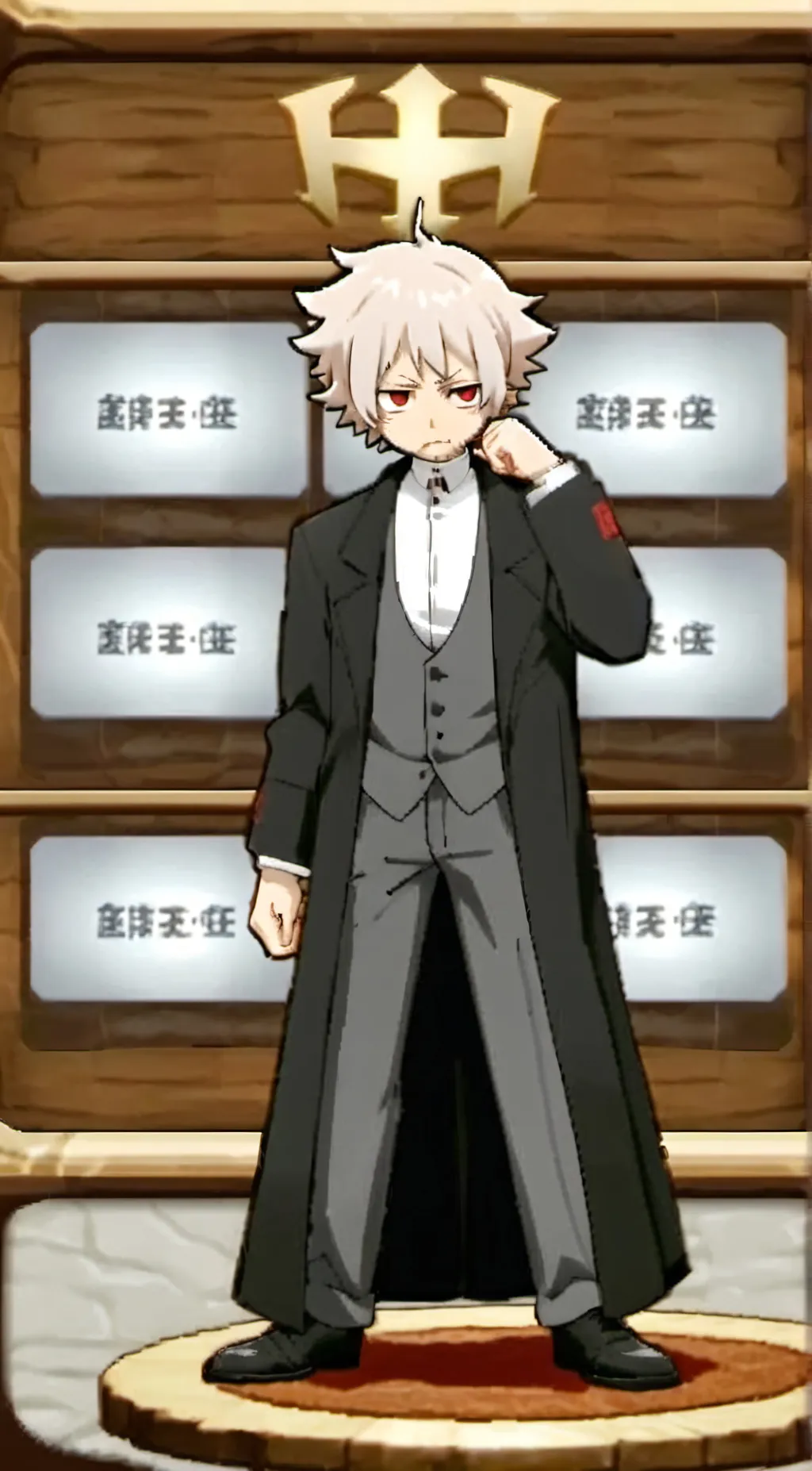 ai character: Bakugo  background