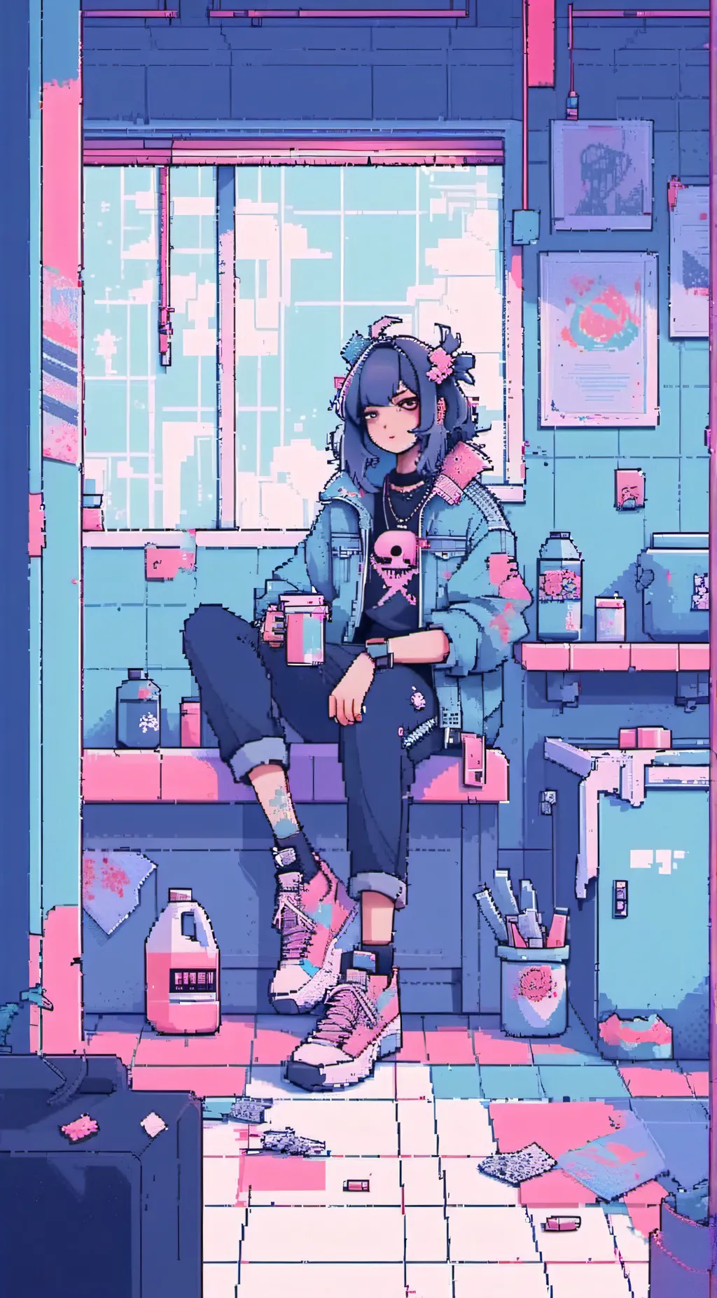 ai character: Ashley background