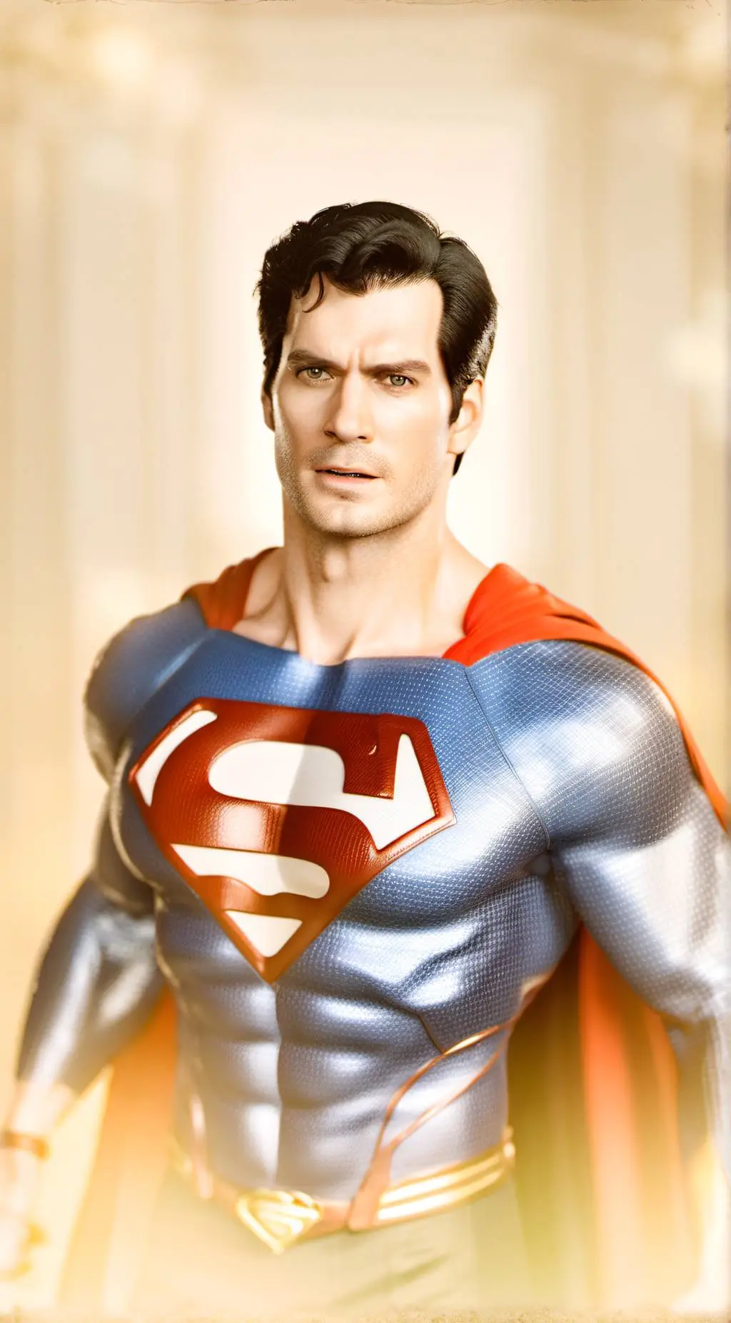 ai character: Superman  background