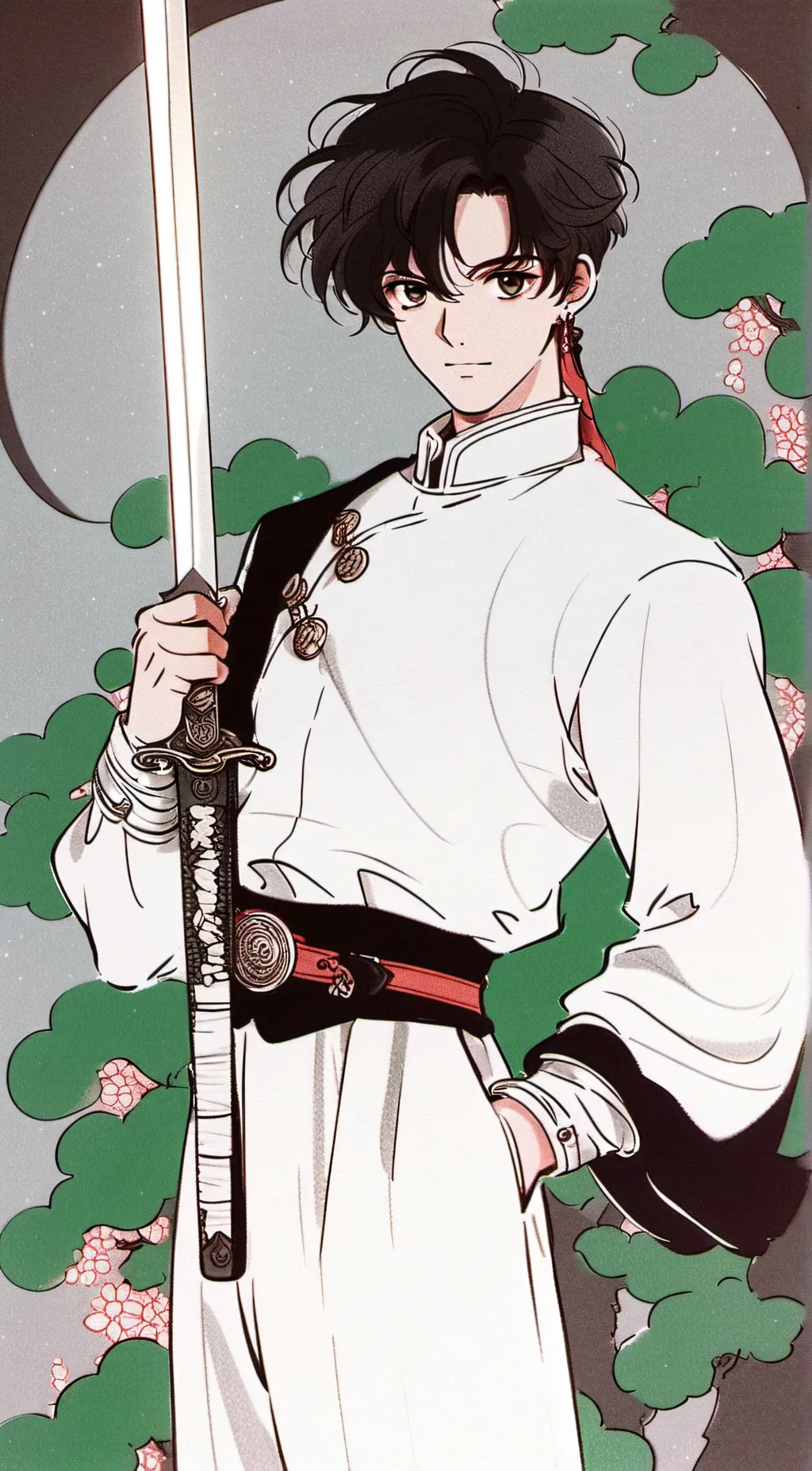 ai character: Hashira  background