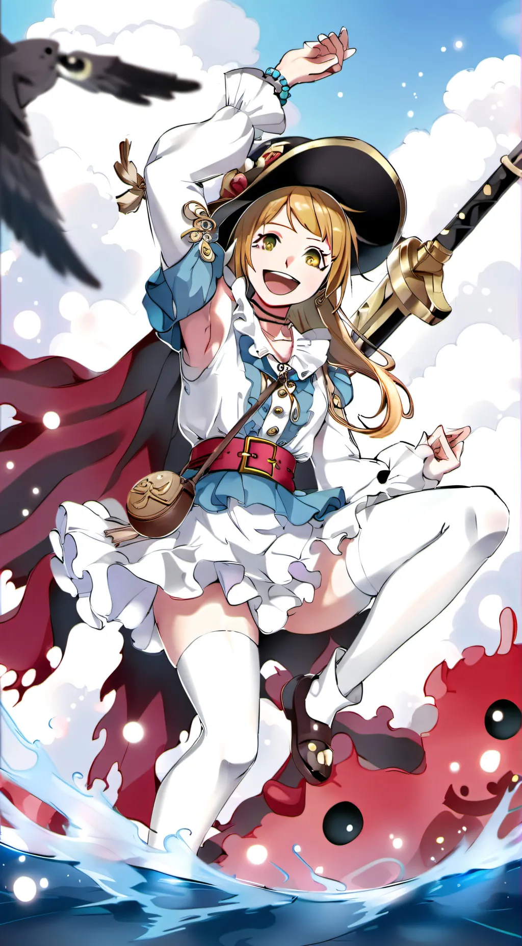 ai character: Saint shalulia  background