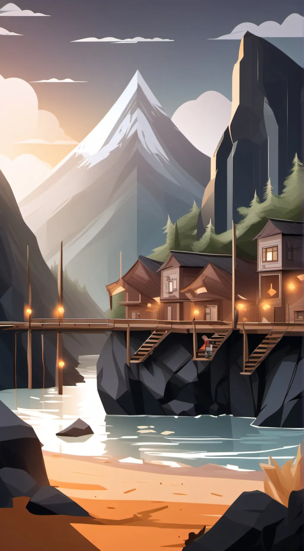 ai character: Ep.1! (Uisland)  background