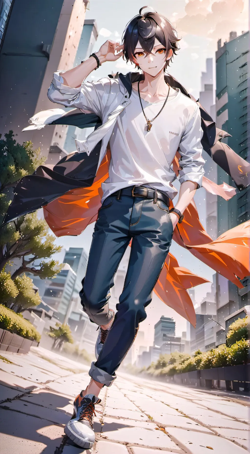 ai character: Adam background