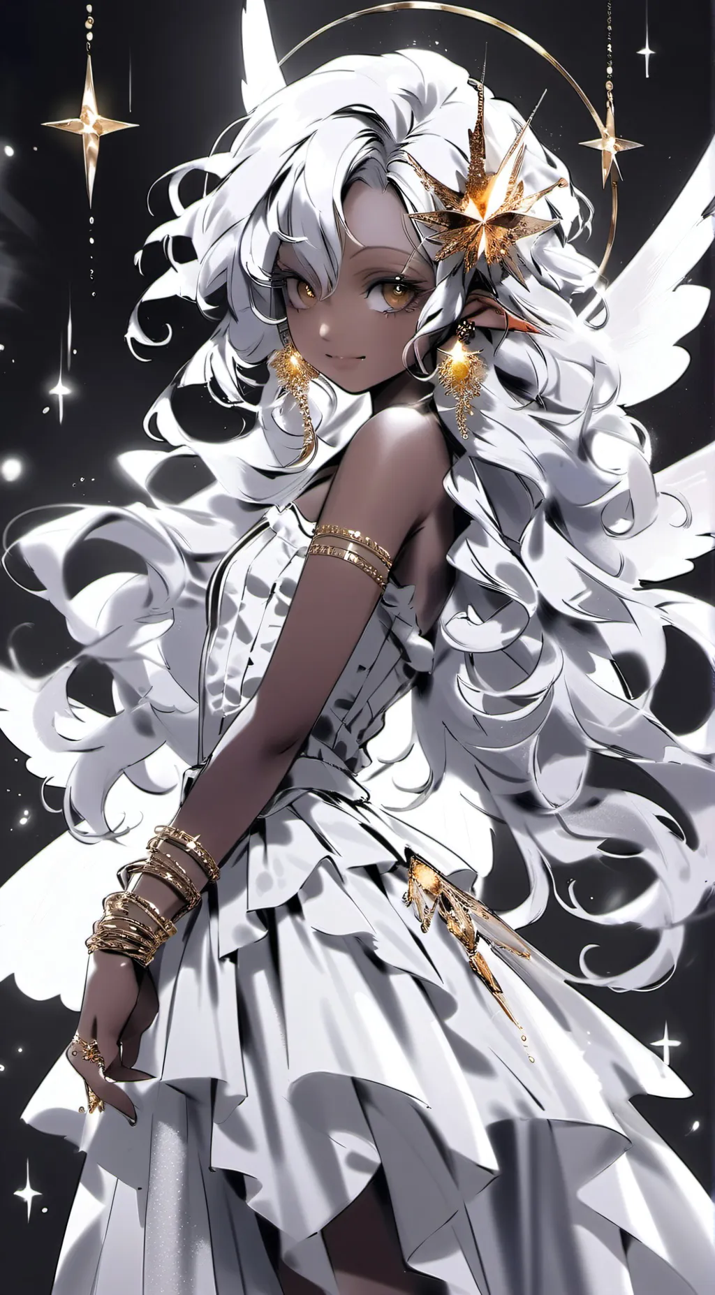 ai character: Queen of fairys background
