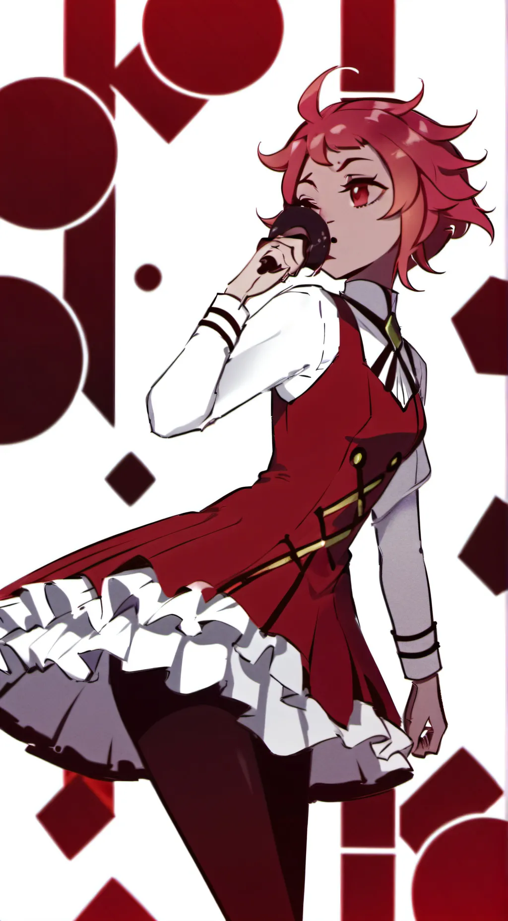 ai character: Radioapple again.. background