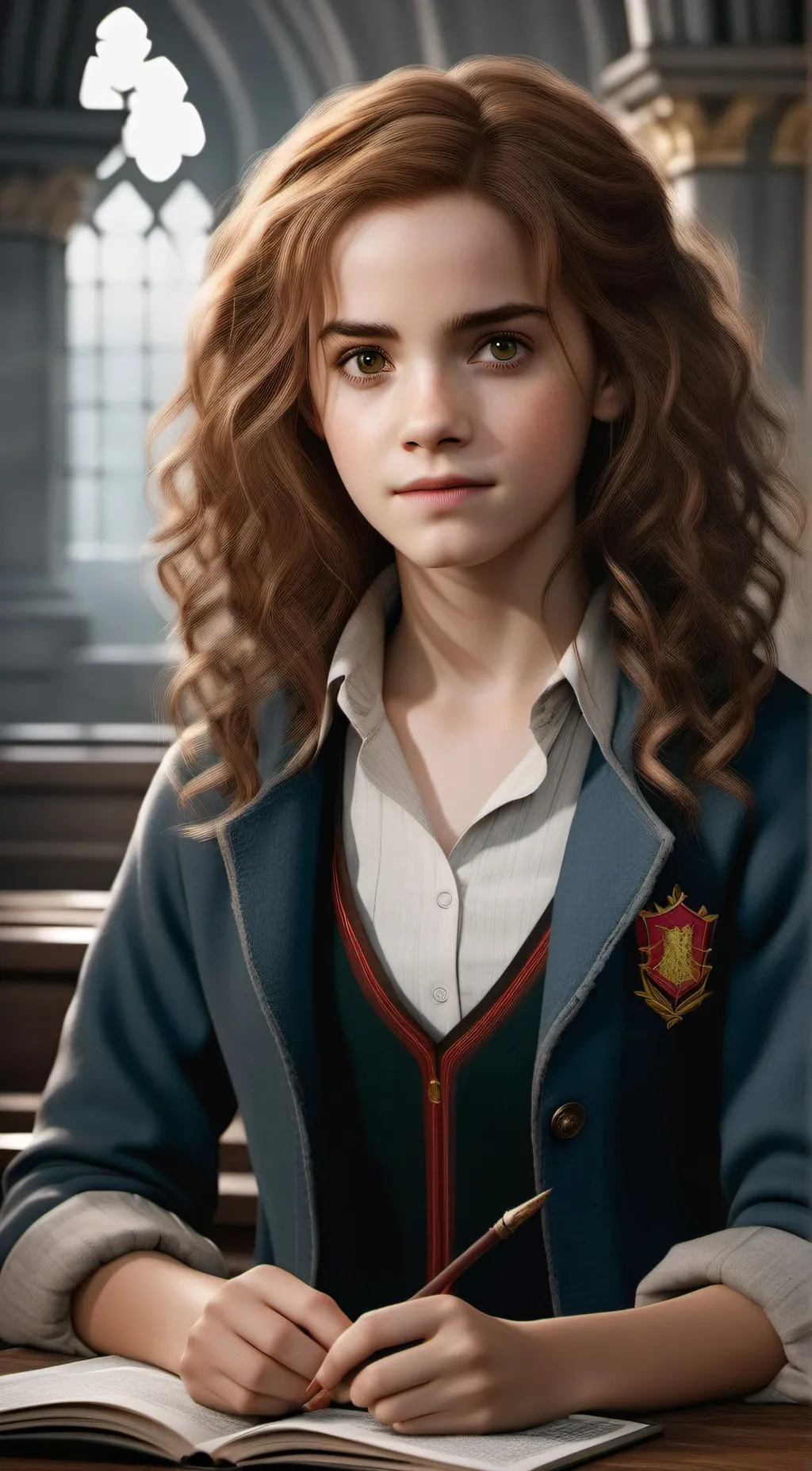 ai character: da bump background