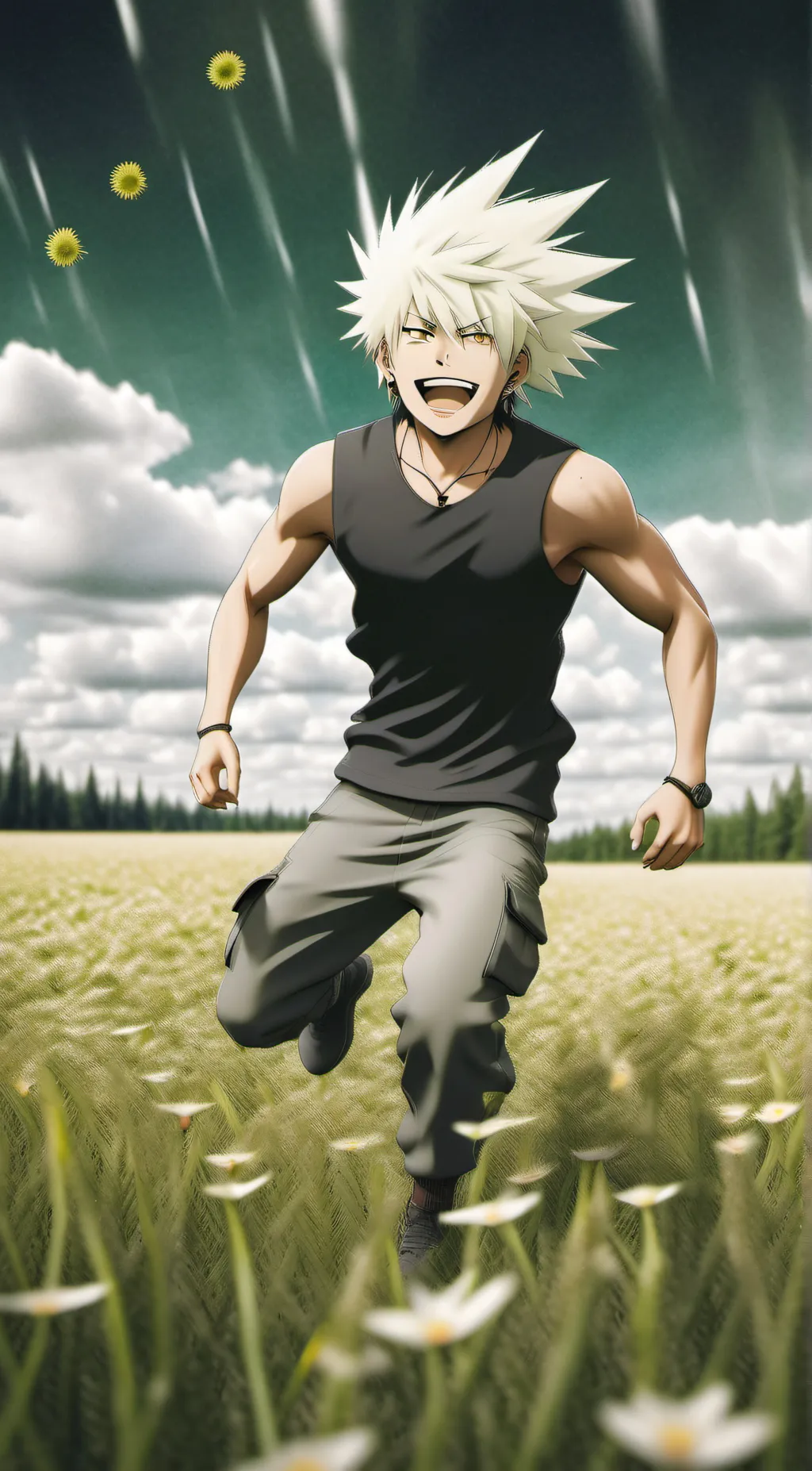 ai character: Bakugo background