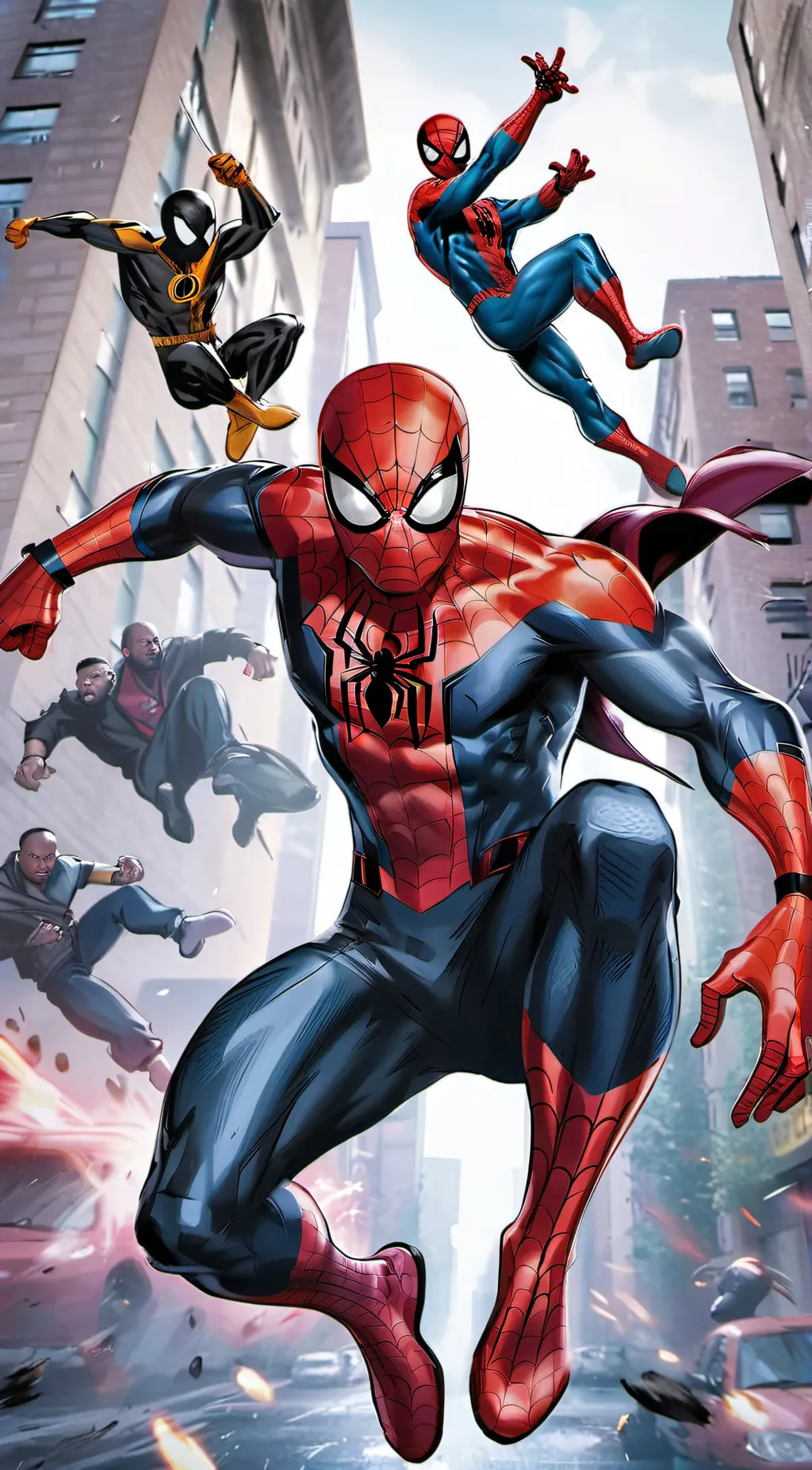 ai character: Spider Punk background