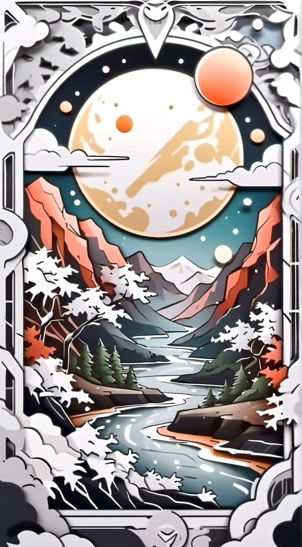 ai character: Jupiter X Planet X background