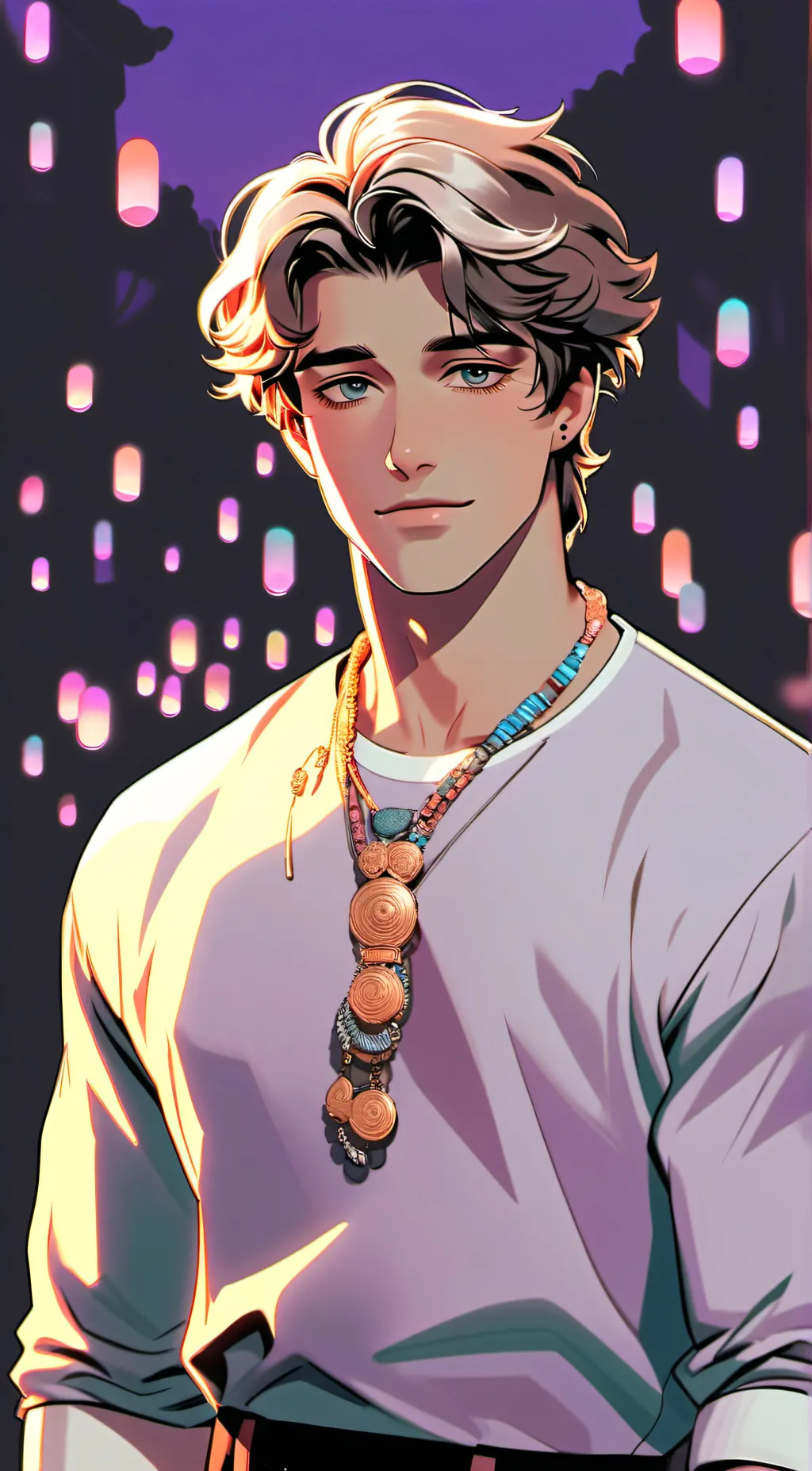 ai character: Jonas Grey  background