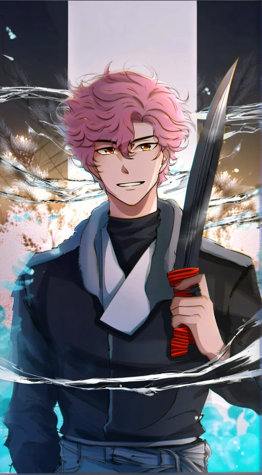 ai character: tecno blade background
