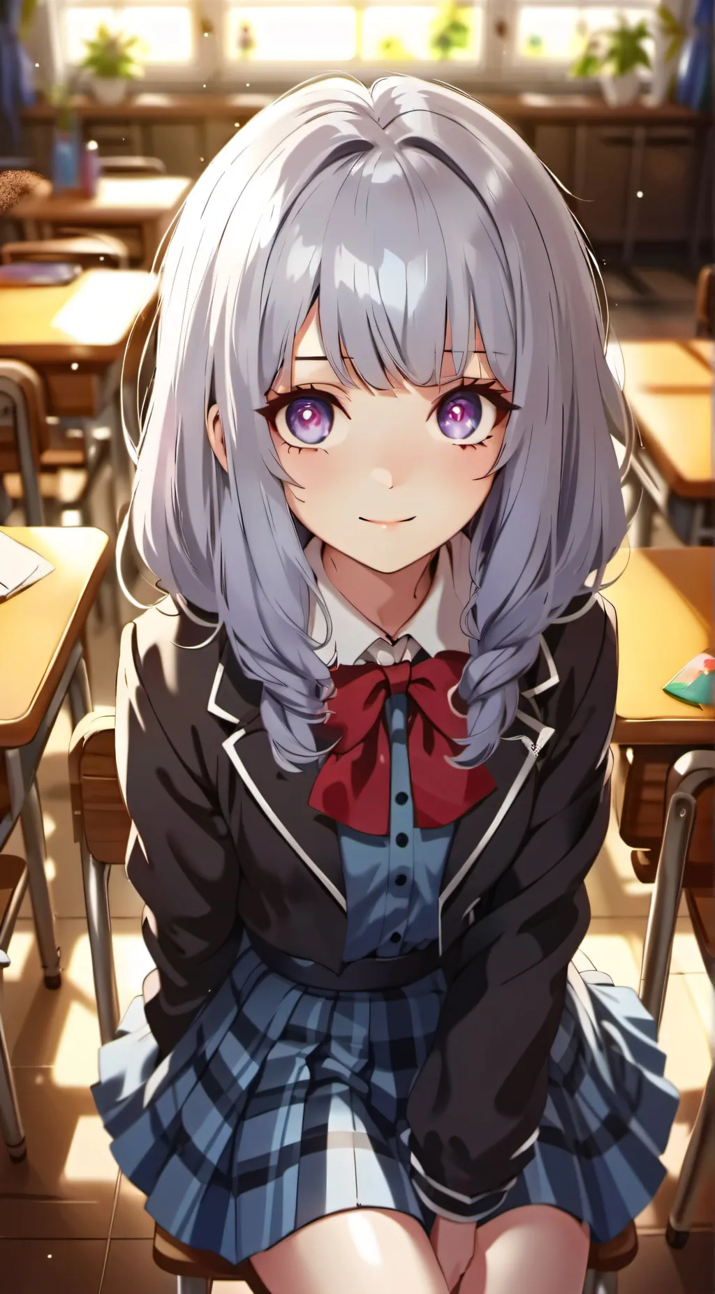 ai character: Maki background